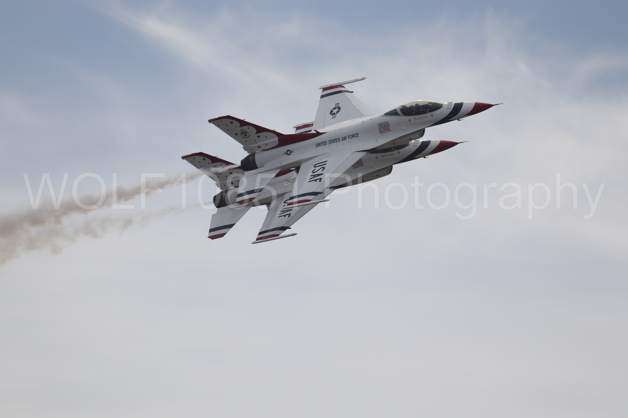F-16 Fighting Falcon | Red White and Blue | Thunderbirds | WOLF10851 Photography