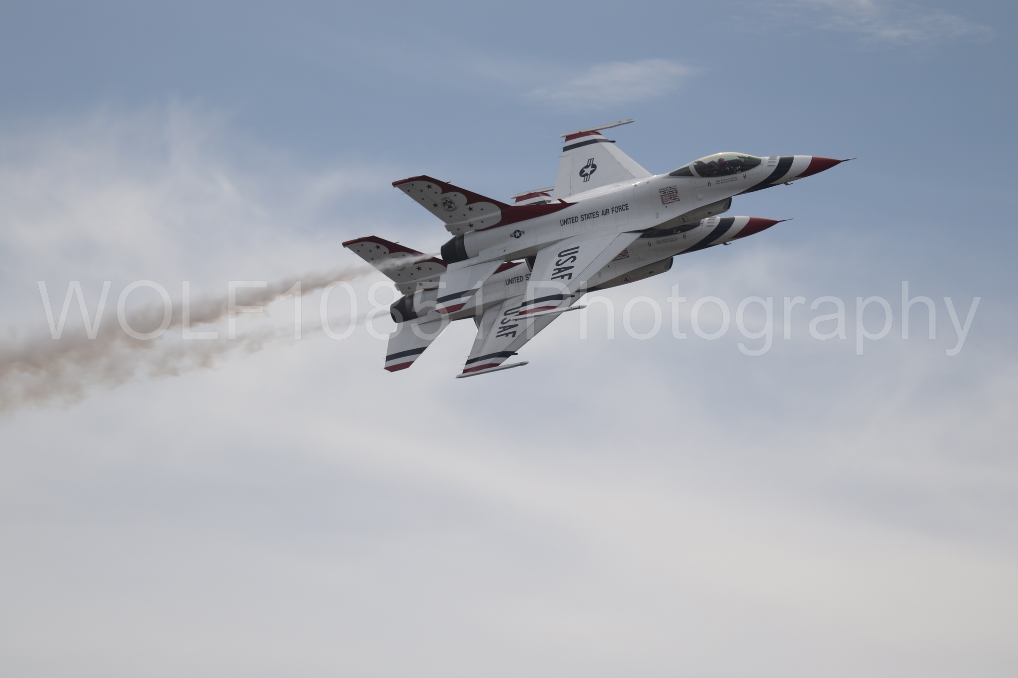 F-16 Fighting Falcon | Red White and Blue | Thunderbirds | WOLF10851 Photography