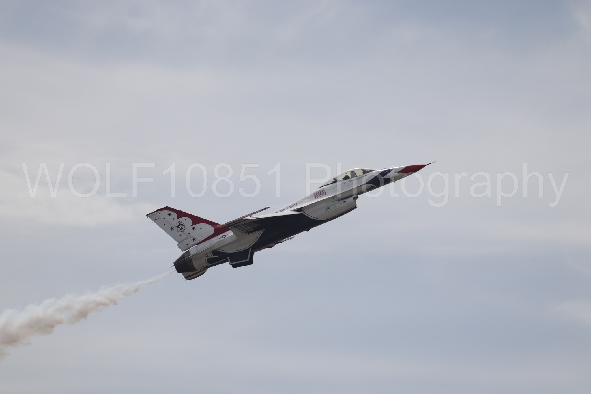 F-16 Fighting Falcon | Red White and Blue | Thunderbirds | WOLF10851 Photography