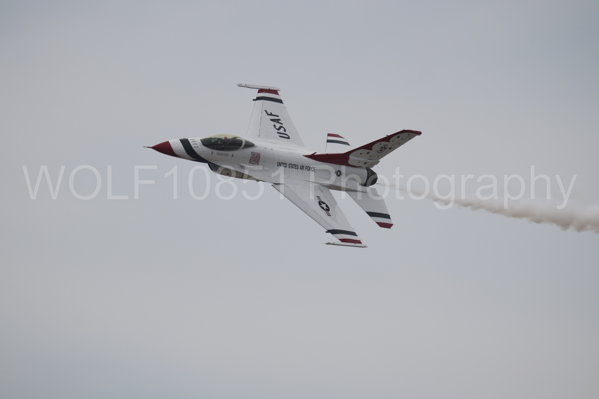 F-16 Fighting Falcon | Red White and Blue | Thunderbirds | WOLF10851 Photography
