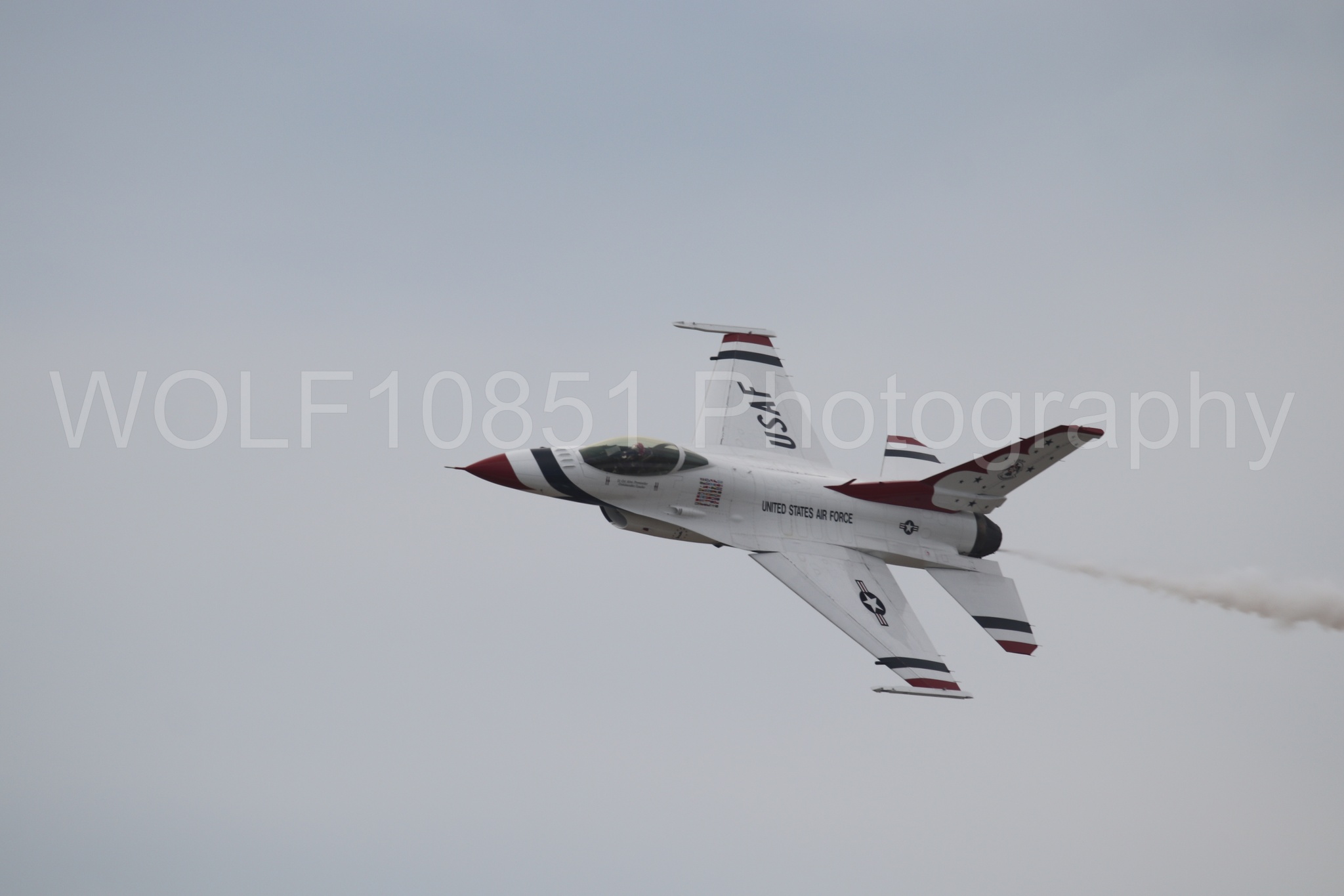 F-16 Fighting Falcon | Red White and Blue | Thunderbirds | WOLF10851 Photography