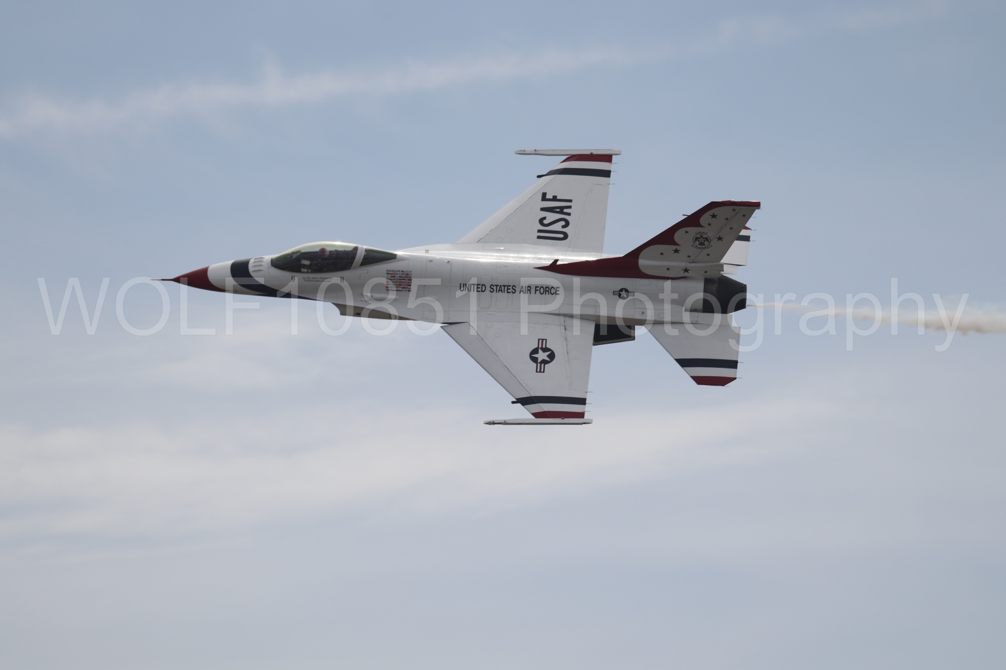 F-16 Fighting Falcon | Red White and Blue | Thunderbirds | WOLF10851 Photography