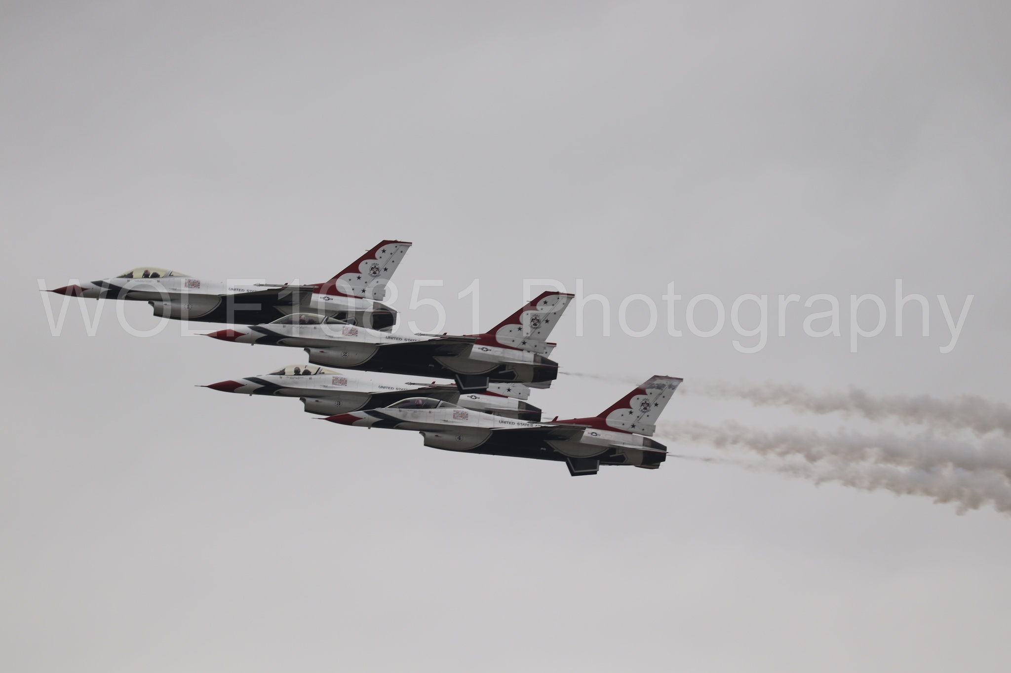 F-16 Fighting Falcon | Red White and Blue | Thunderbirds | WOLF10851 Photography