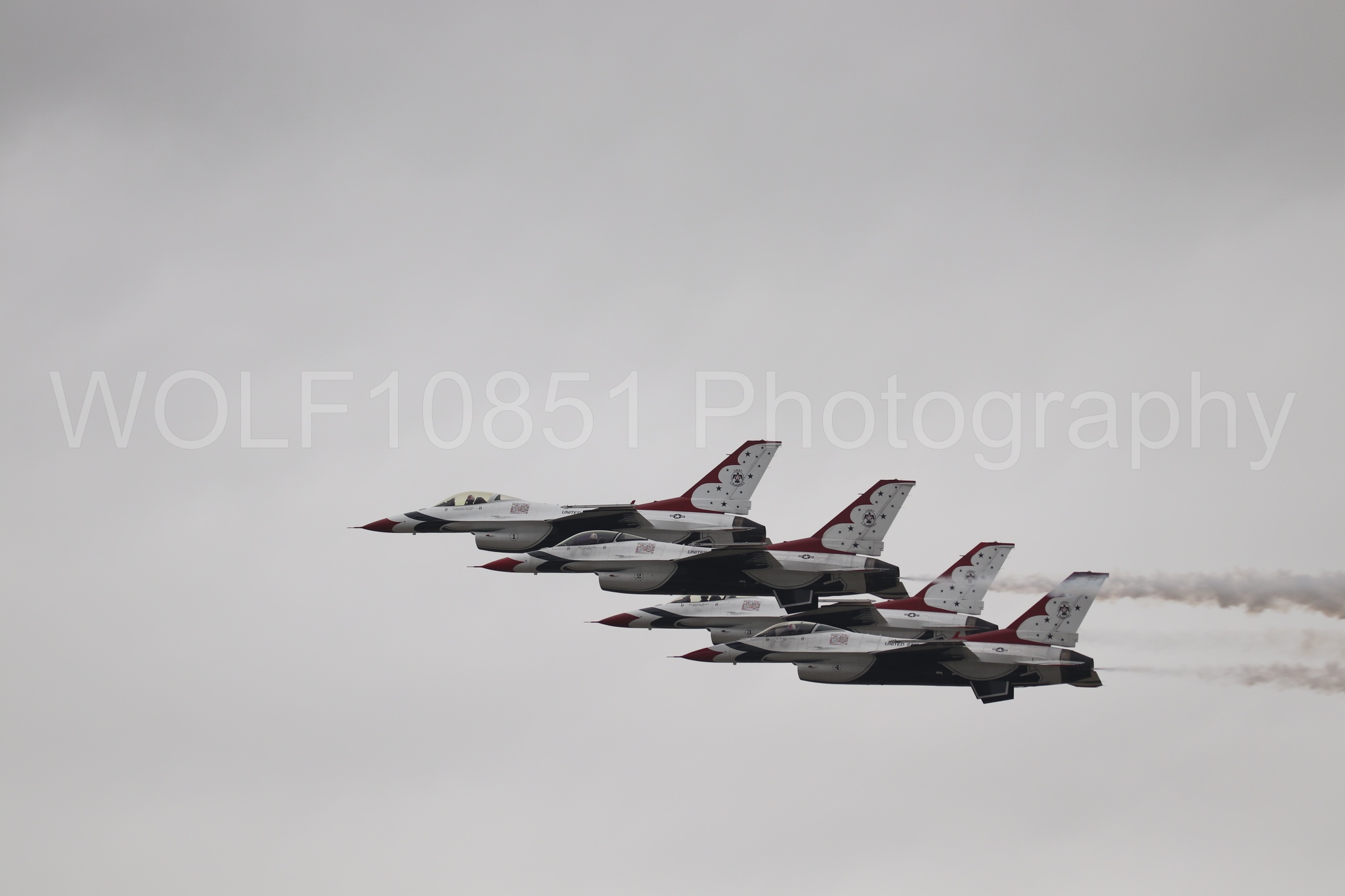 F-16 Fighting Falcon | Red White and Blue | Thunderbirds | WOLF10851 Photography