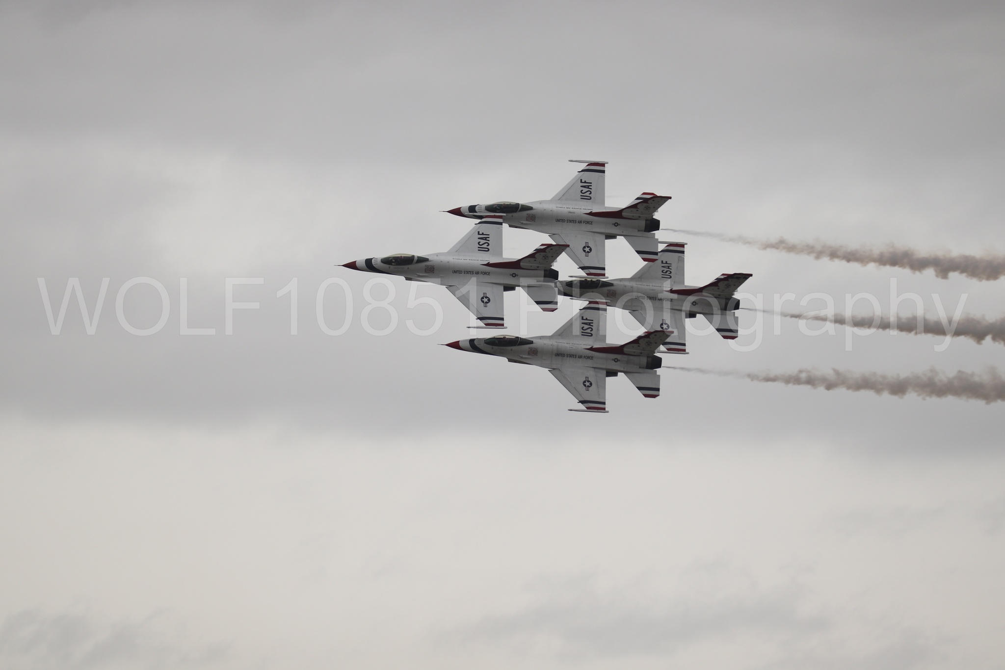 F-16 Fighting Falcon | Red White and Blue | Thunderbirds | WOLF10851 Photography