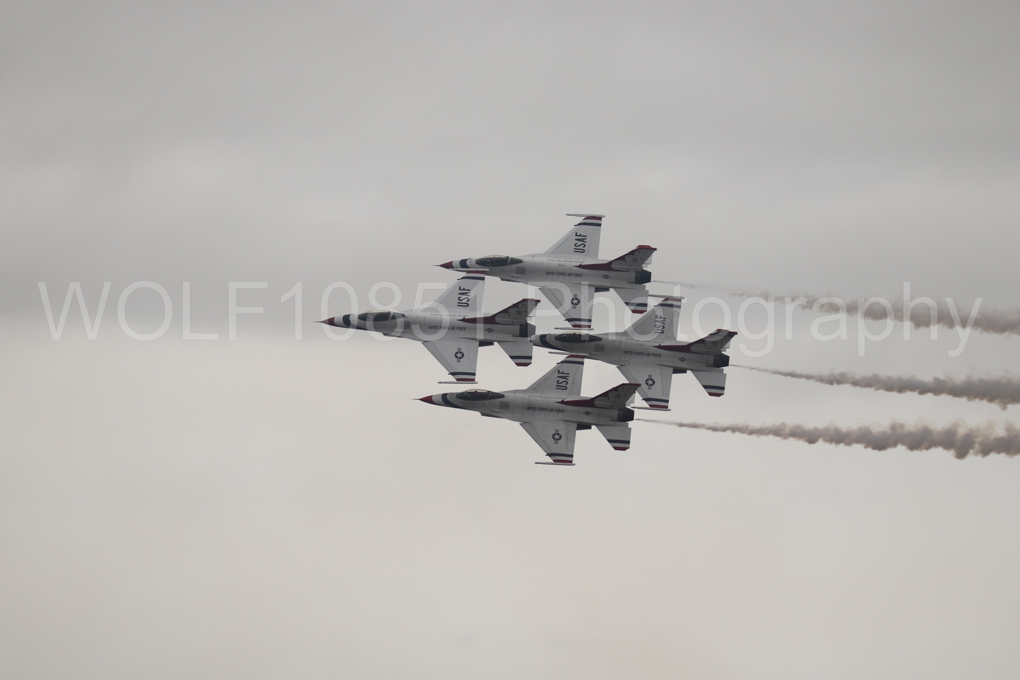 F-16 Fighting Falcon | Red White and Blue | Thunderbirds | WOLF10851 Photography