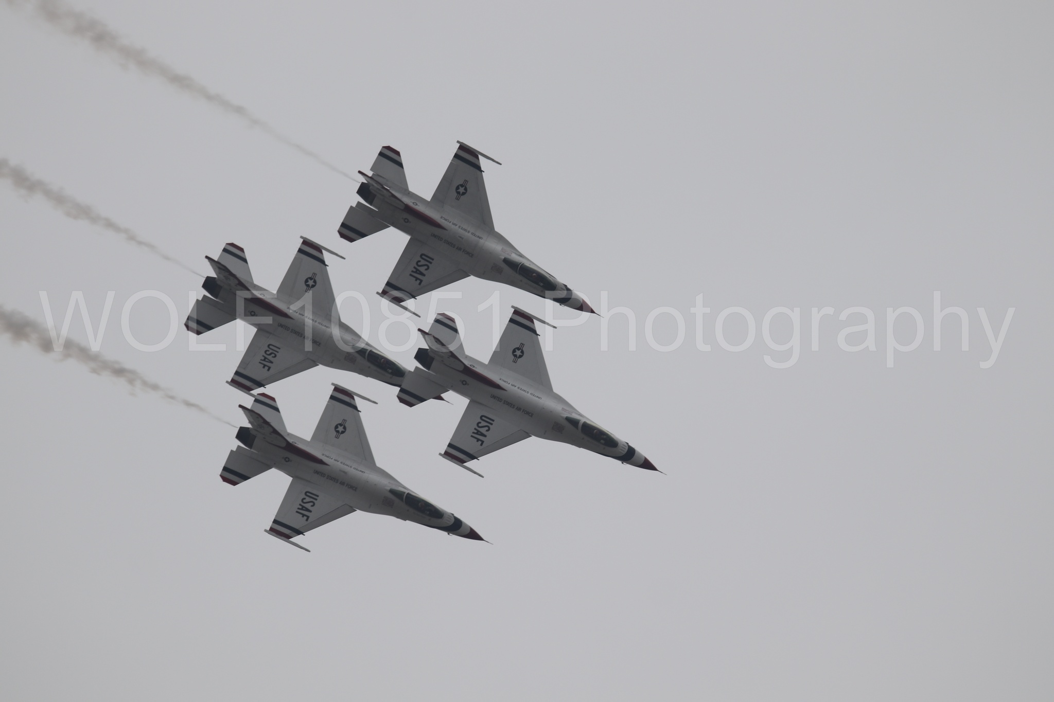 F-16 Fighting Falcon | Red White and Blue | Thunderbirds | WOLF10851 Photography