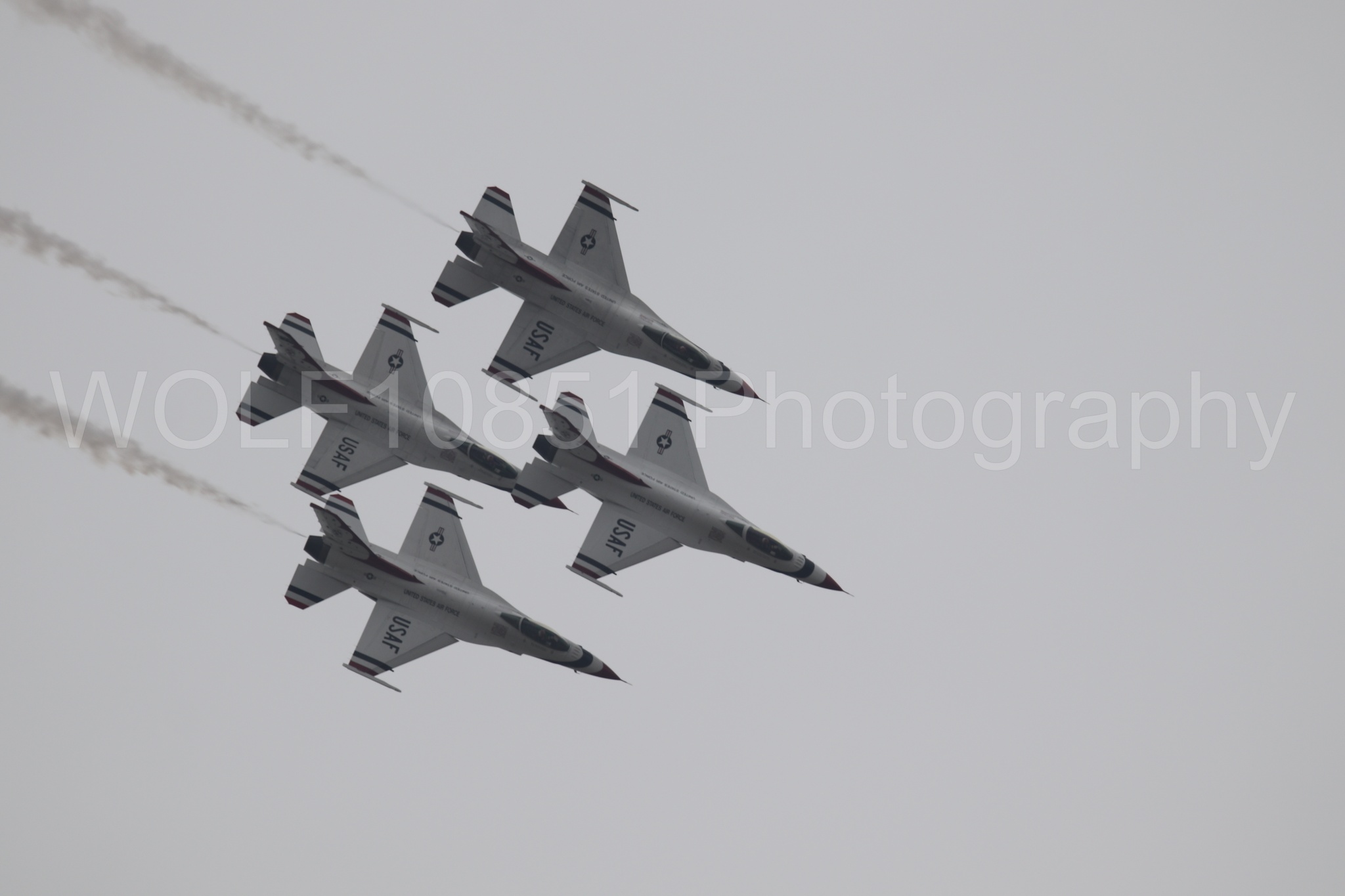F-16 Fighting Falcon | Red White and Blue | Thunderbirds | WOLF10851 Photography