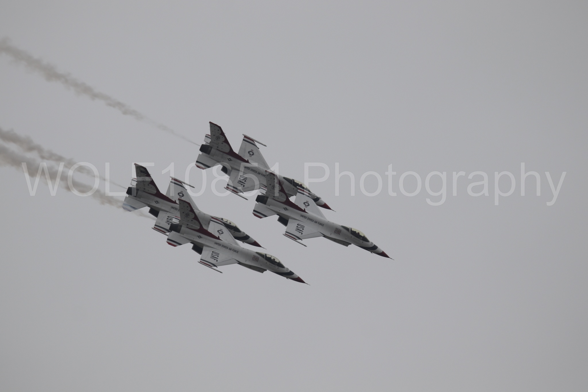 F-16 Fighting Falcon | Red White and Blue | Thunderbirds | WOLF10851 Photography