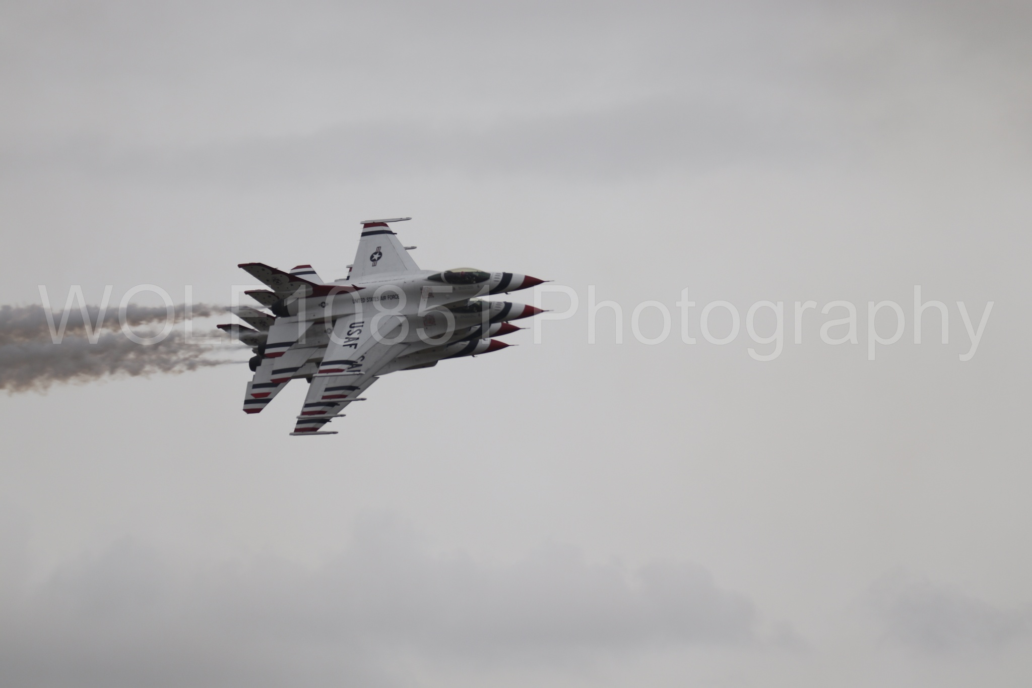 F-16 Fighting Falcon | Red White and Blue | Thunderbirds | WOLF10851 Photography