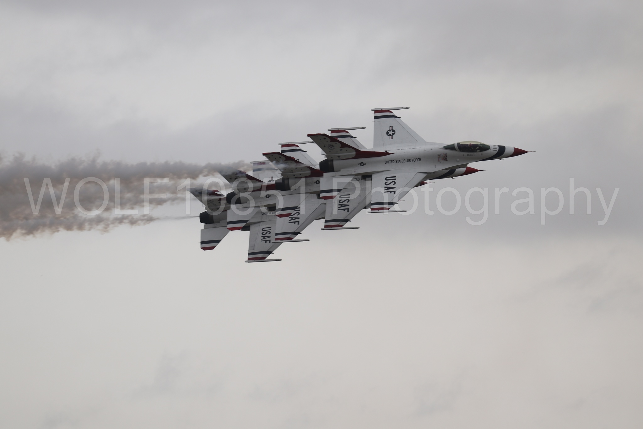 F-16 Fighting Falcon | Red White and Blue | Thunderbirds | WOLF10851 Photography