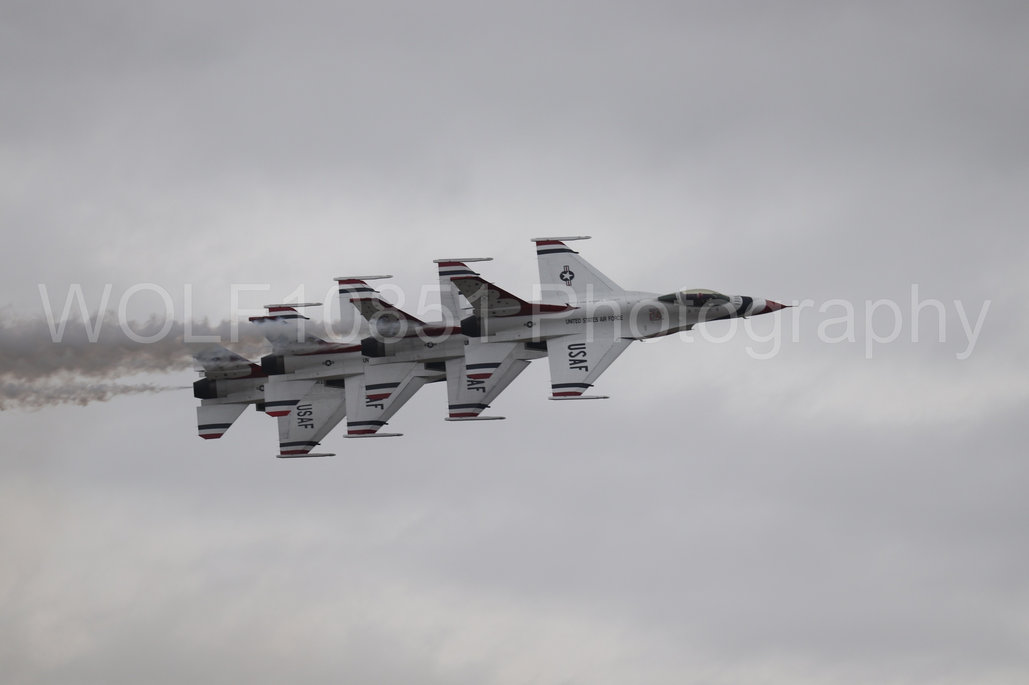 F-16 Fighting Falcon | Red White and Blue | Thunderbirds | WOLF10851 Photography
