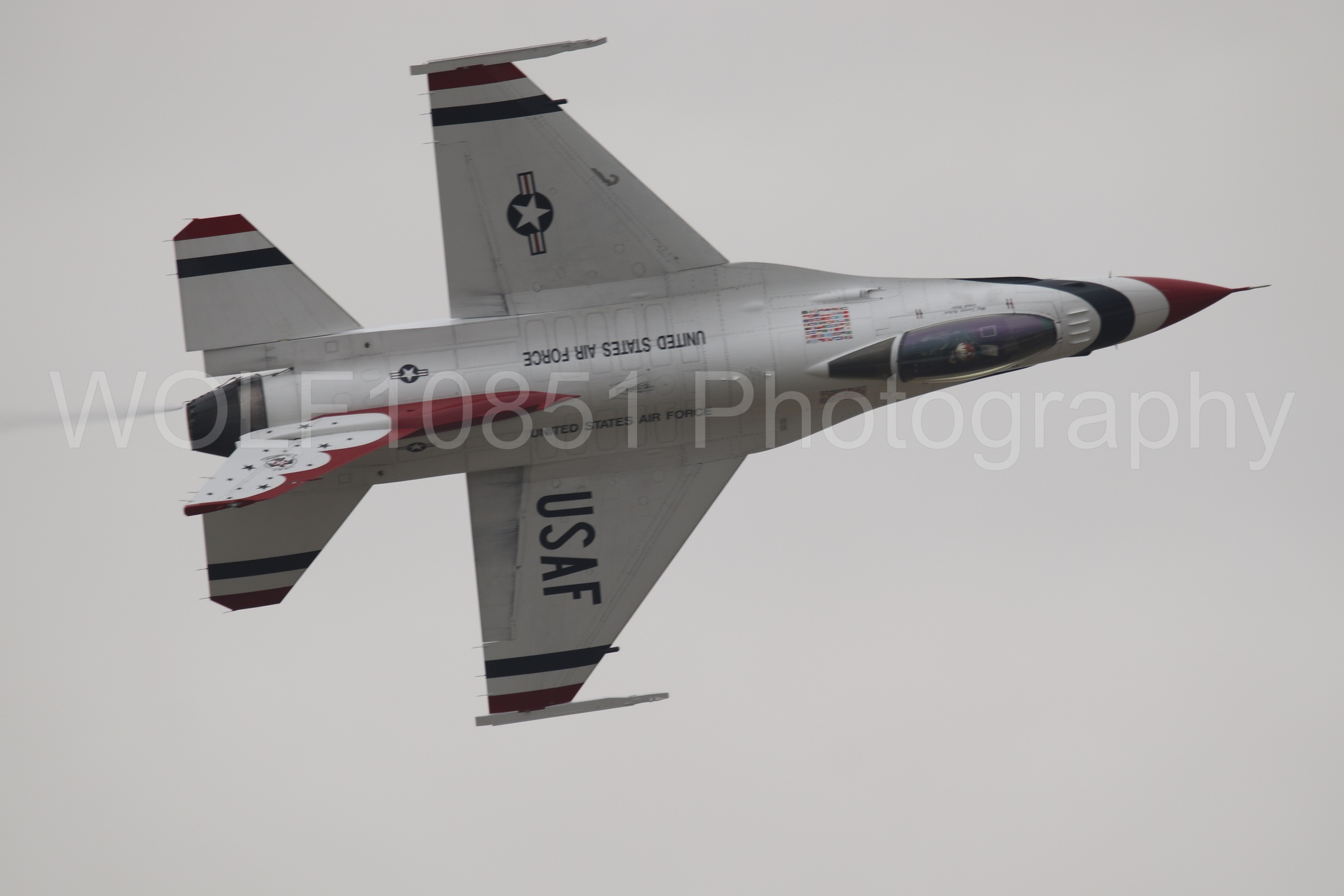 F-16 Fighting Falcon | Red White and Blue | Thunderbirds | WOLF10851 Photography