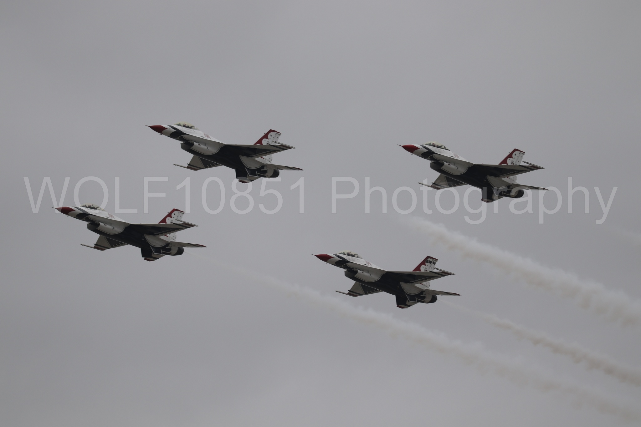 F-16 Fighting Falcon | Red White and Blue | Thunderbirds | WOLF10851 Photography