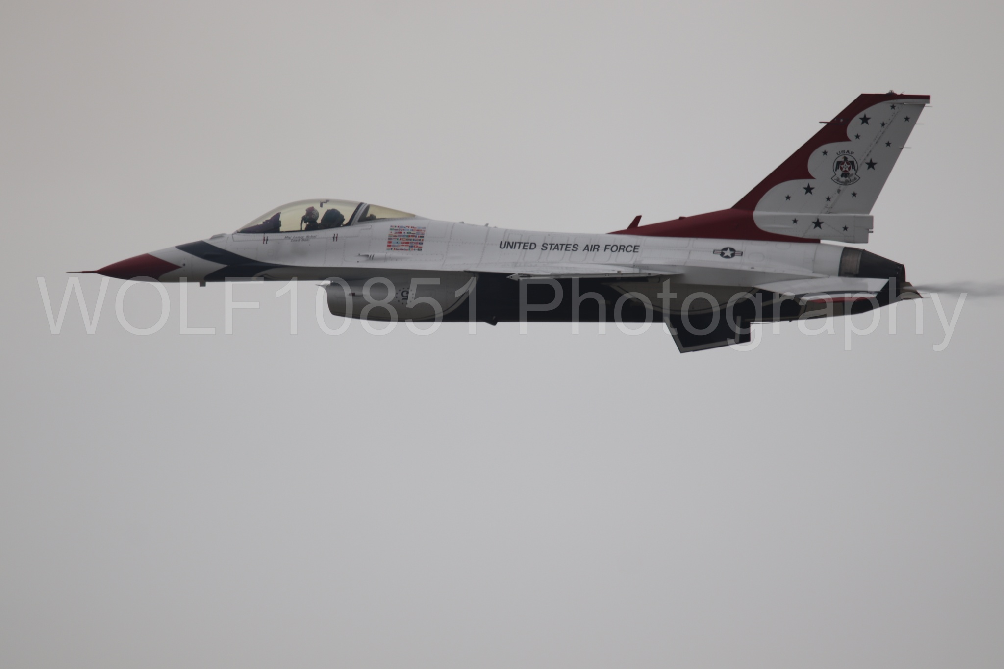 F-16 Fighting Falcon | Red White and Blue | Thunderbirds | WOLF10851 Photography