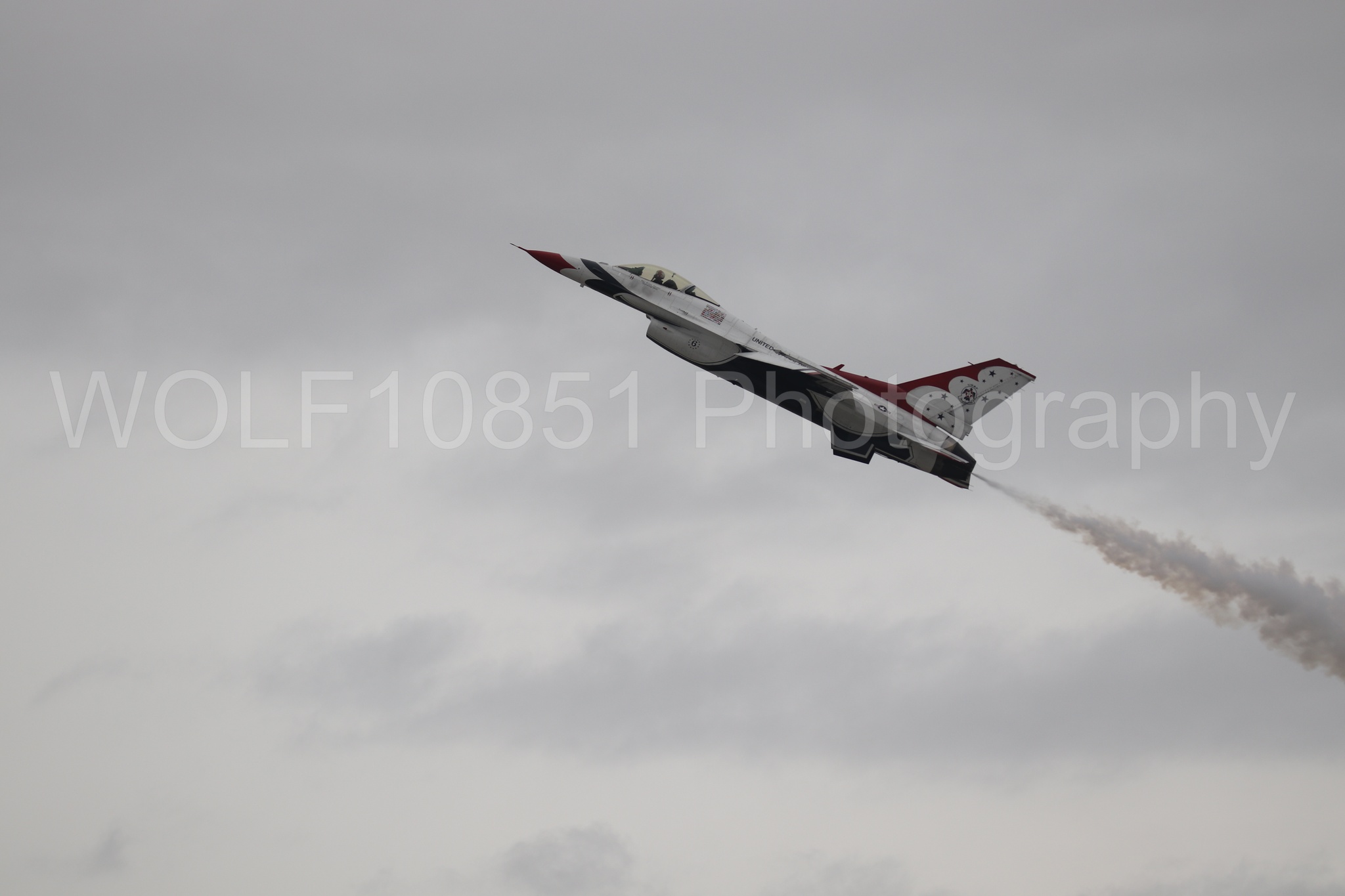 F-16 Fighting Falcon | Red White and Blue | Thunderbirds | WOLF10851 Photography