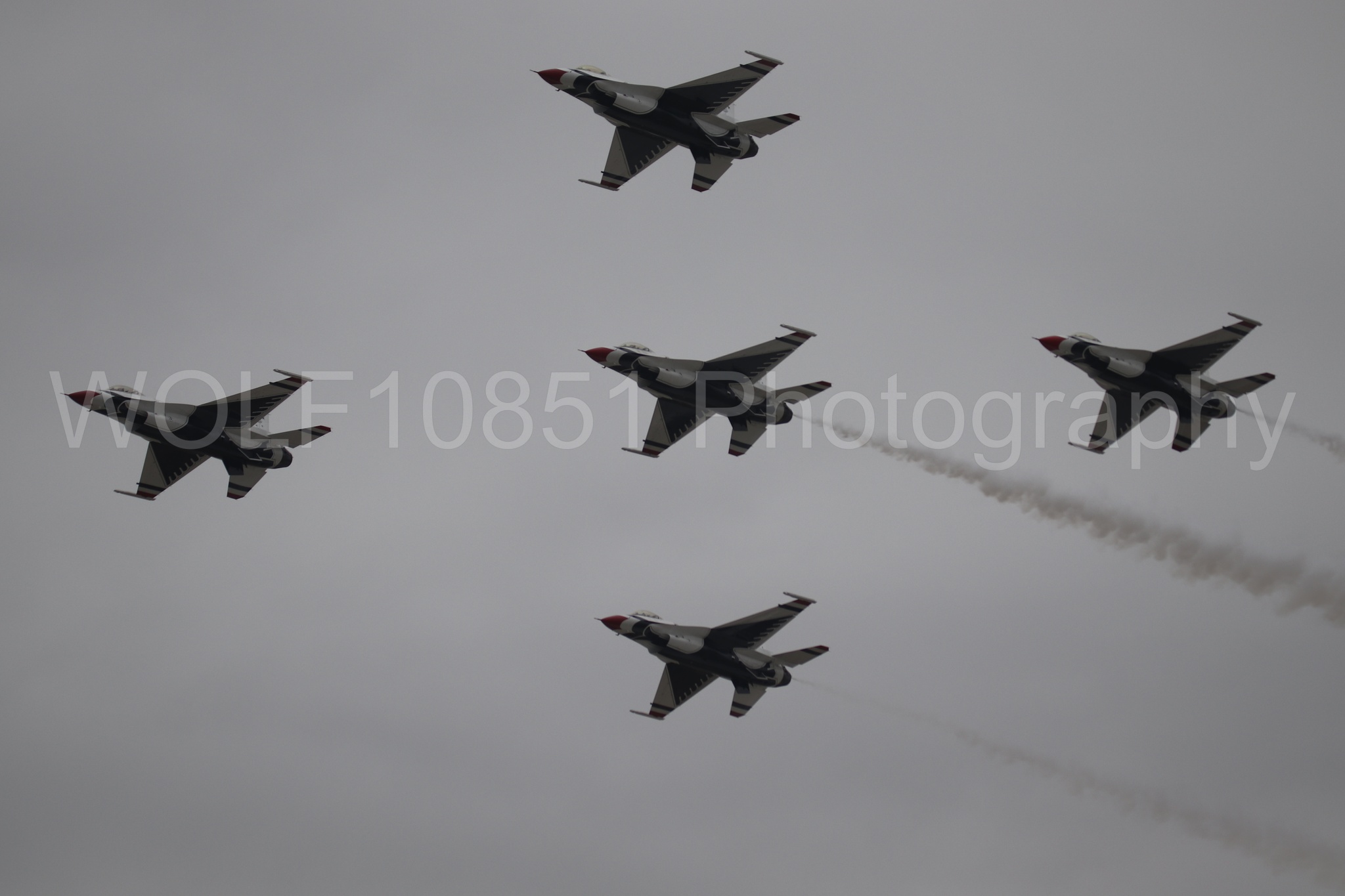 F-16 Fighting Falcon | Red White and Blue | Thunderbirds | WOLF10851 Photography