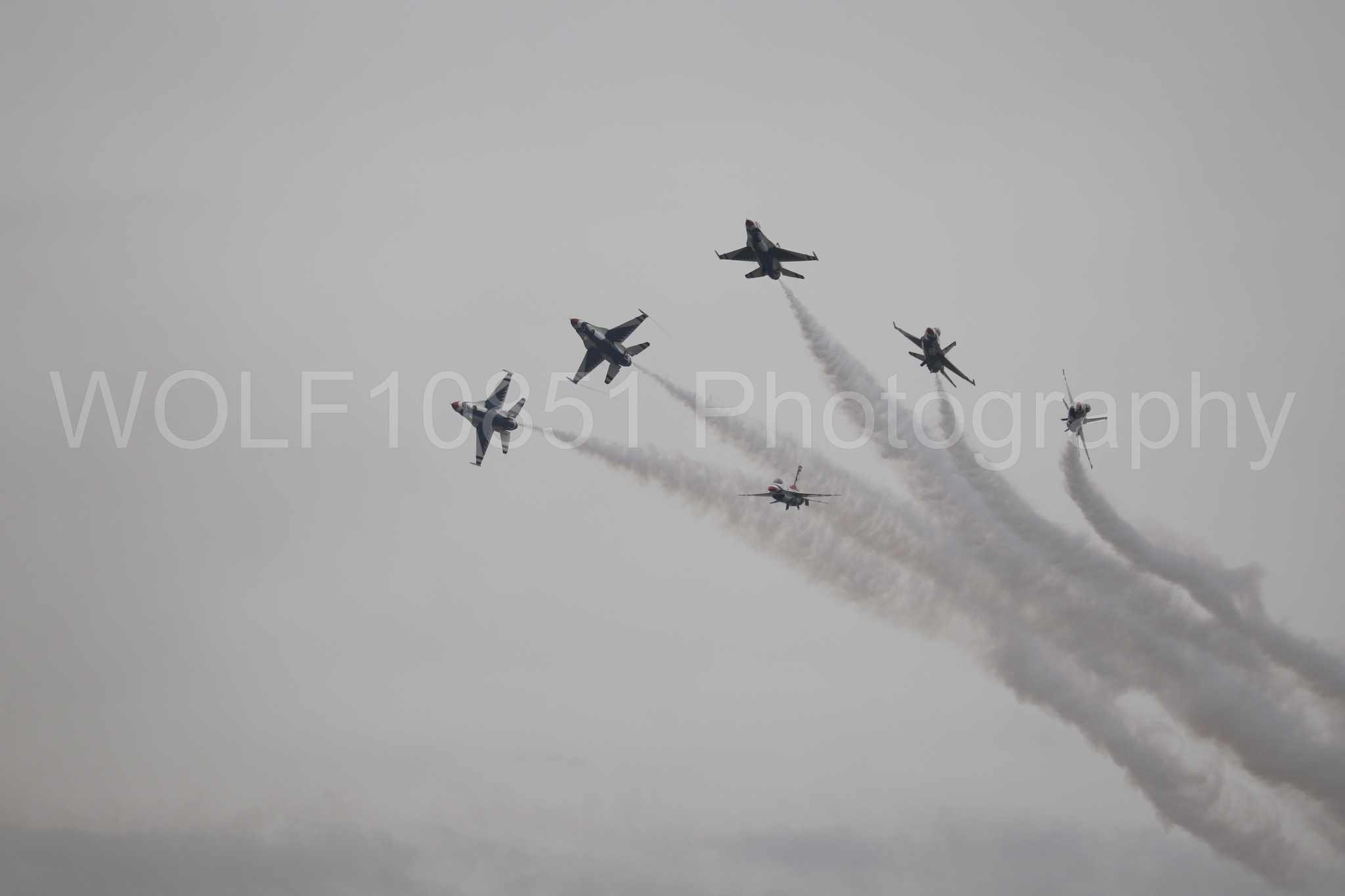 F-16 Fighting Falcon | Red White and Blue | Thunderbirds | WOLF10851 Photography