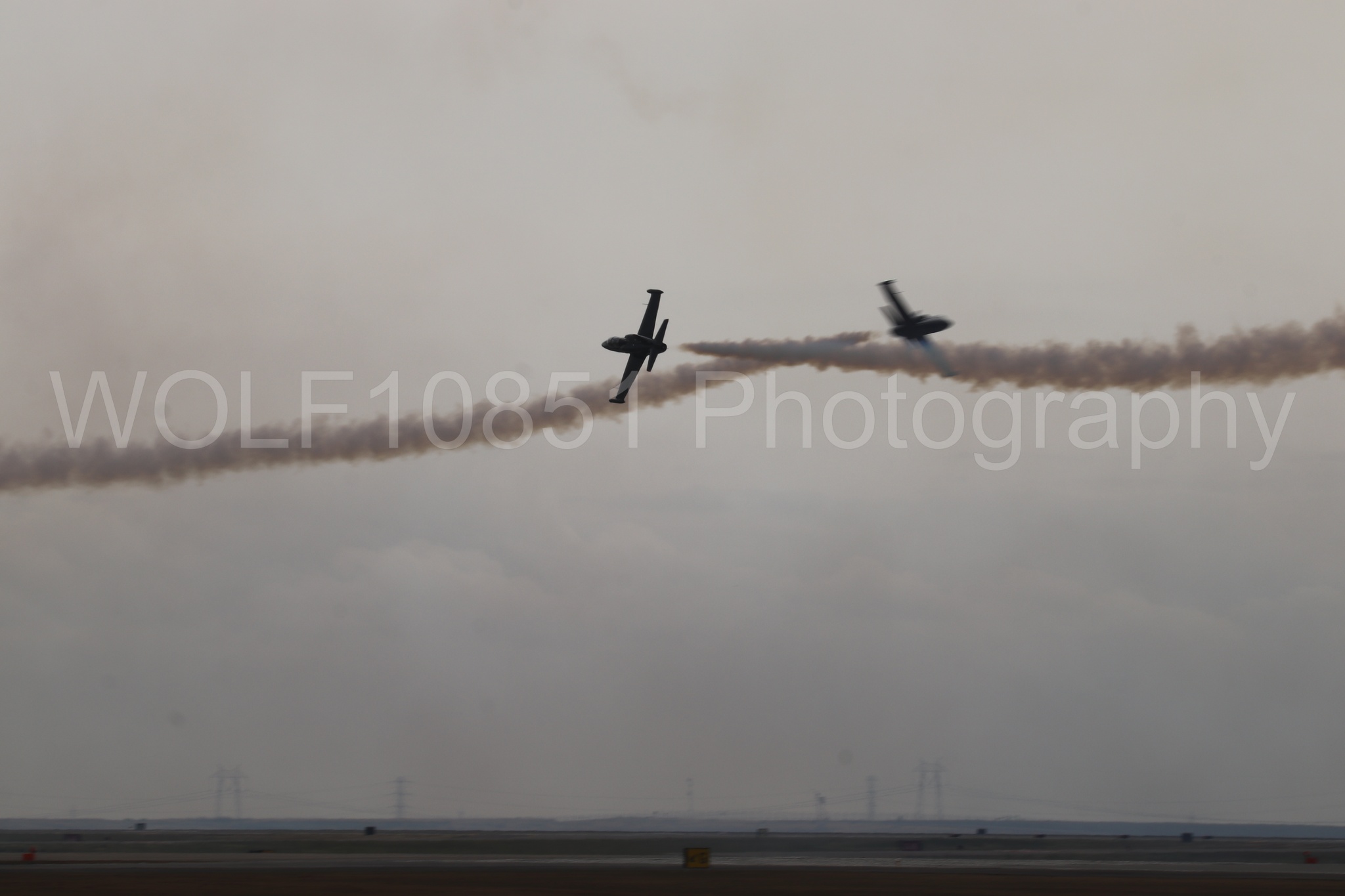 L-39 Albatros | All Black Red lettering | The Patriots Jet Demonstration Team | WOLF10851 Photography