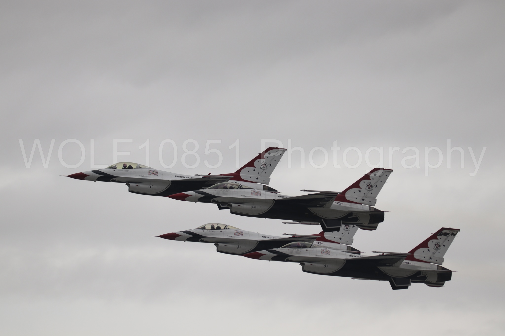 F-16 Fighting Falcon | Red White and Blue | Thunderbirds | WOLF10851 Photography