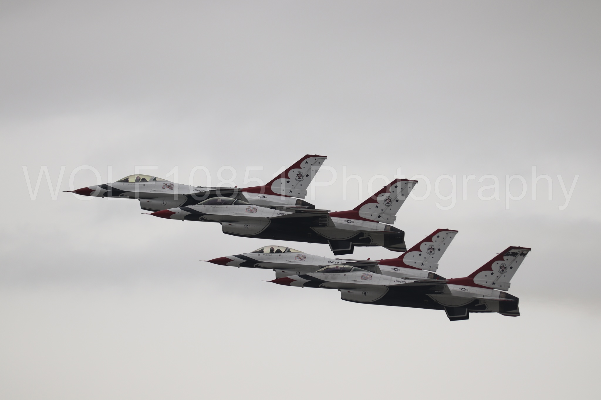F-16 Fighting Falcon | Red White and Blue | Thunderbirds | WOLF10851 Photography