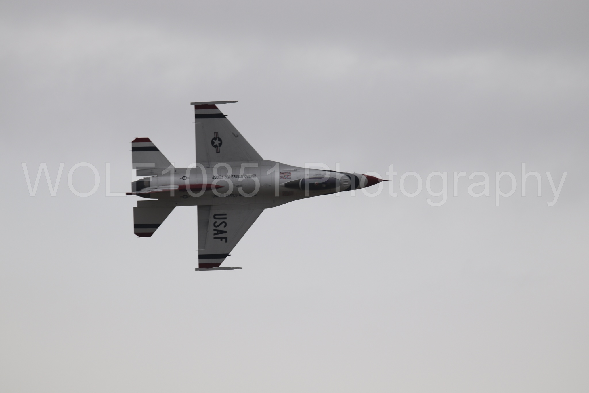 F-16 Fighting Falcon | Red White and Blue | Thunderbirds | WOLF10851 Photography