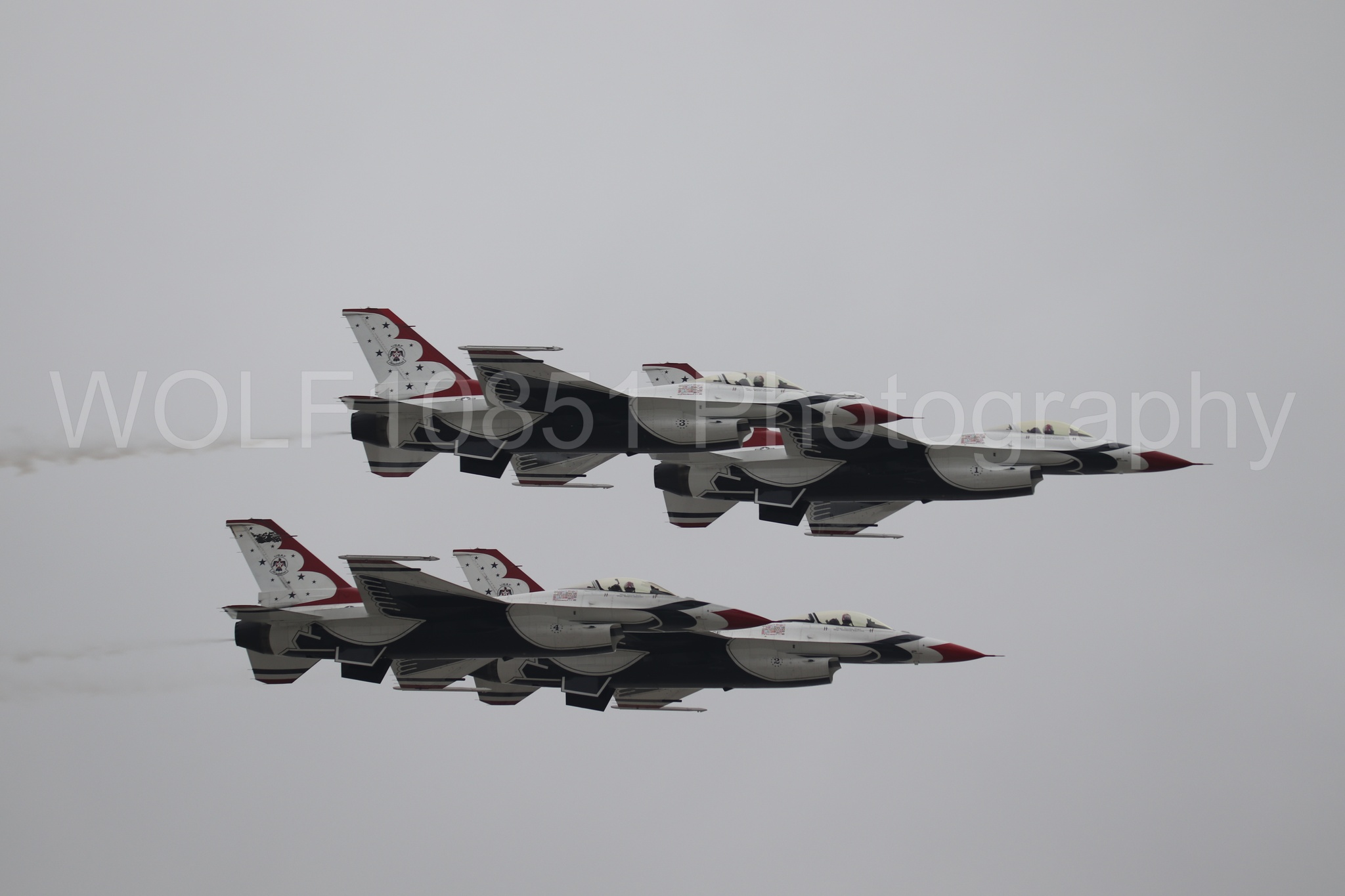 F-16 Fighting Falcon | Red White and Blue | Thunderbirds | WOLF10851 Photography