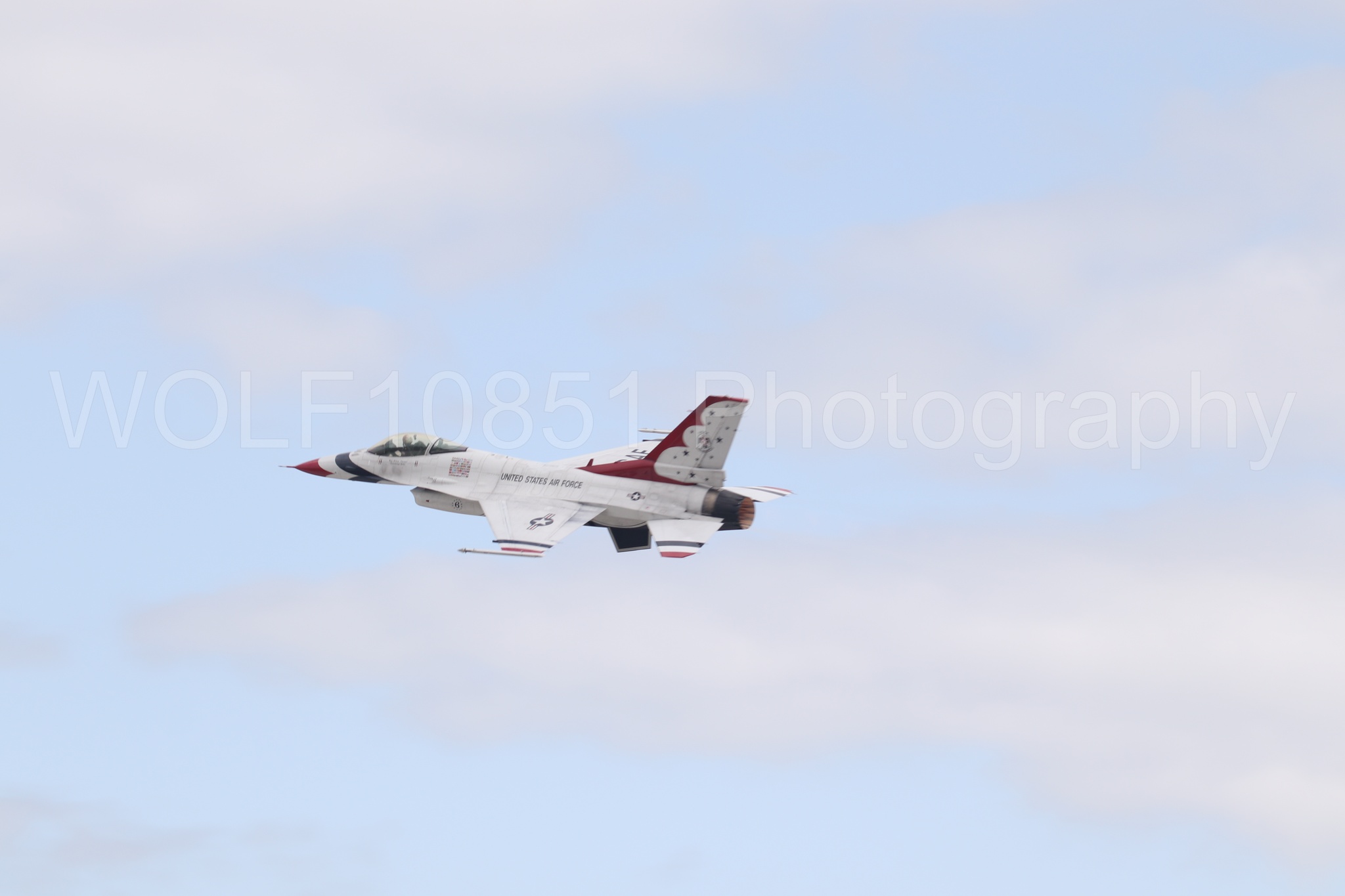 F-16 Fighting Falcon | Red White and Blue | Thunderbirds | WOLF10851 Photography