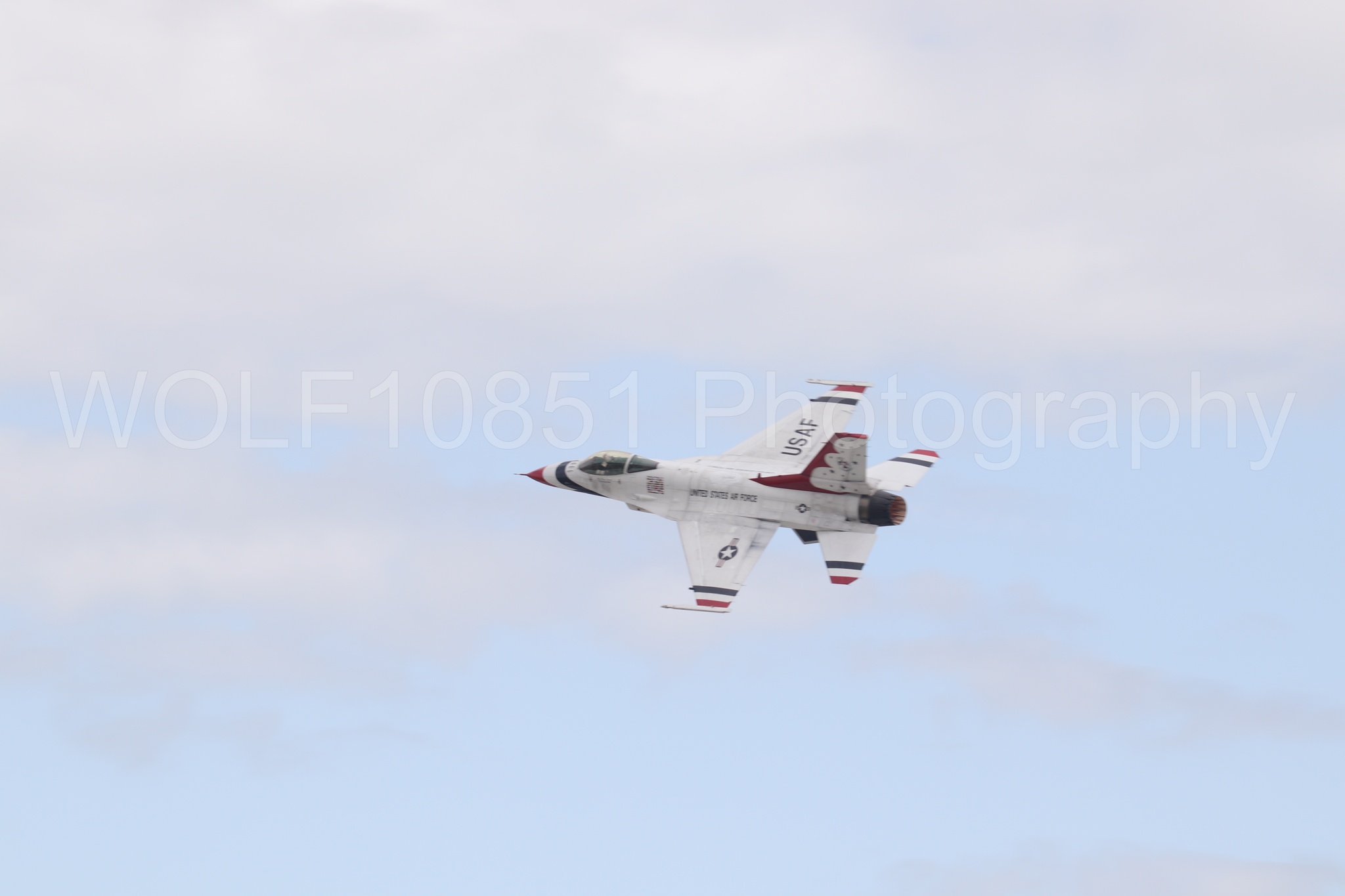 F-16 Fighting Falcon | Red White and Blue | Thunderbirds | WOLF10851 Photography