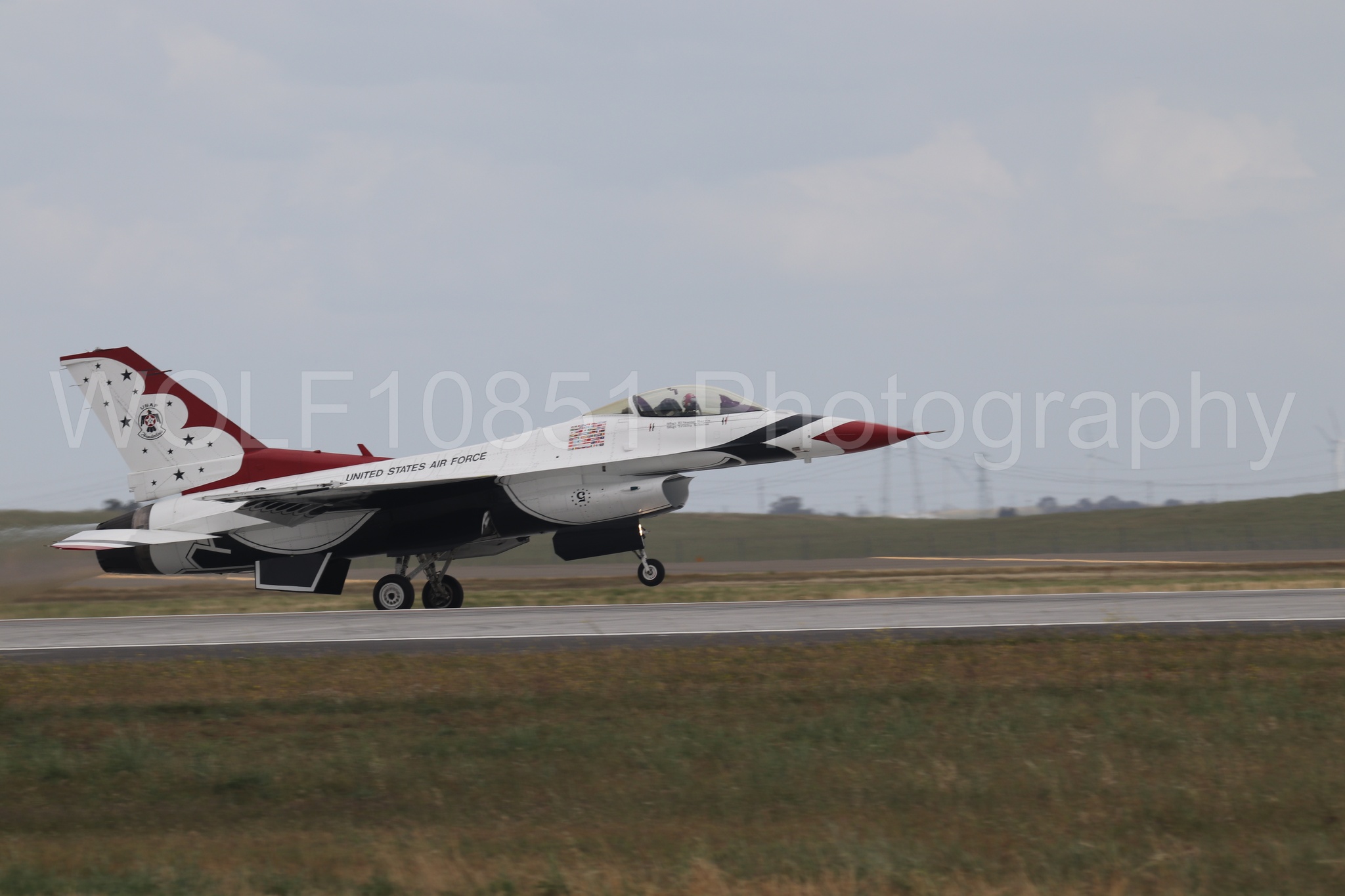 F-16 Fighting Falcon | Red White and Blue | Thunderbirds | WOLF10851 Photography