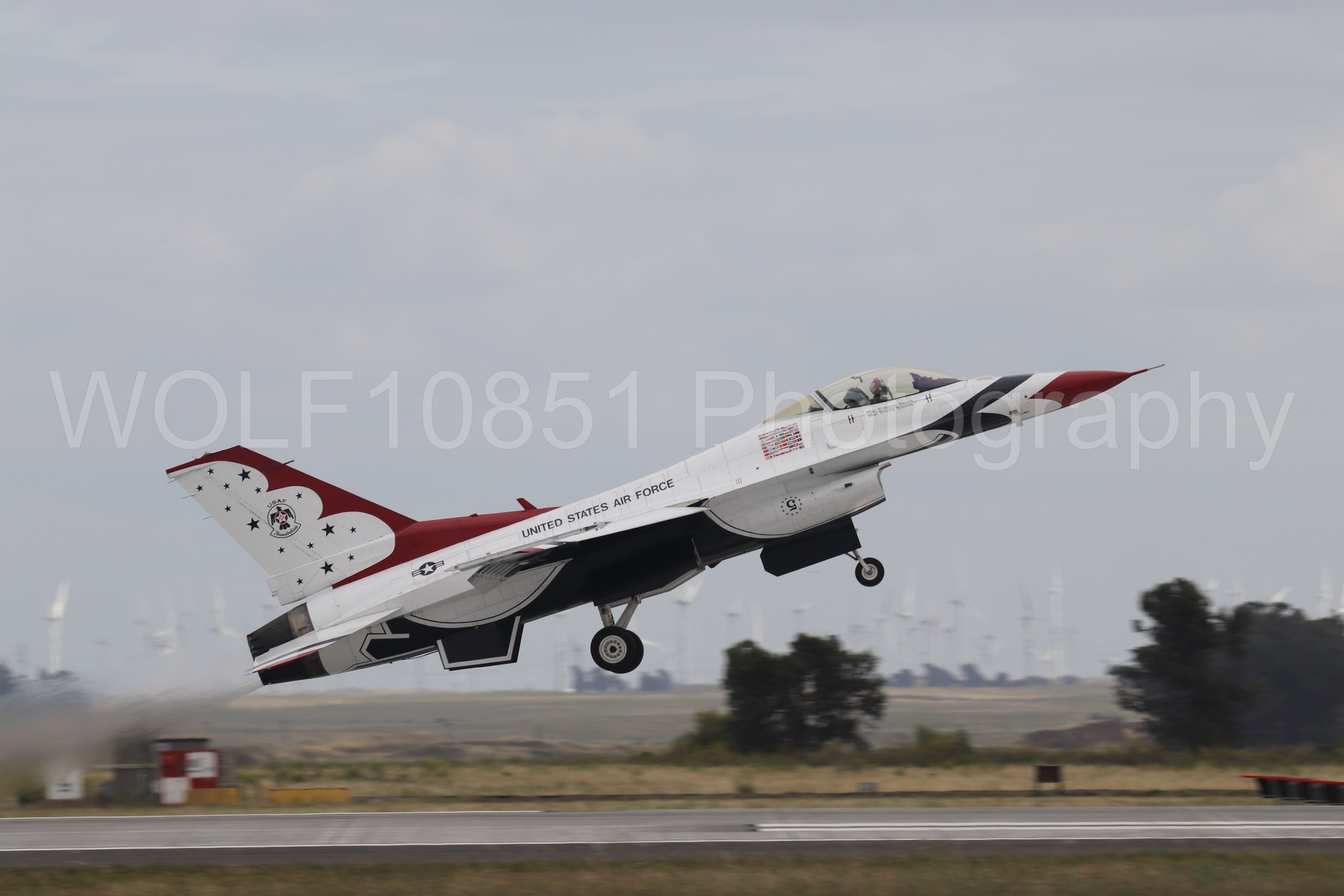 F-16 Fighting Falcon | Red White and Blue | Thunderbirds | WOLF10851 Photography