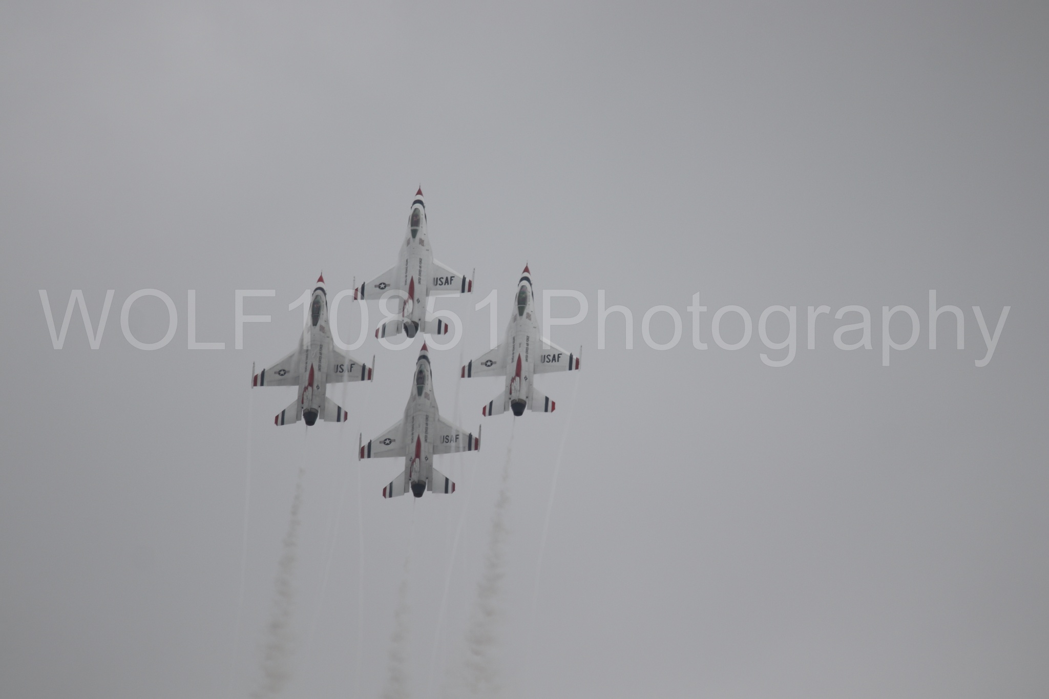 F-16 Fighting Falcon | Red White and Blue | Thunderbirds | WOLF10851 Photography