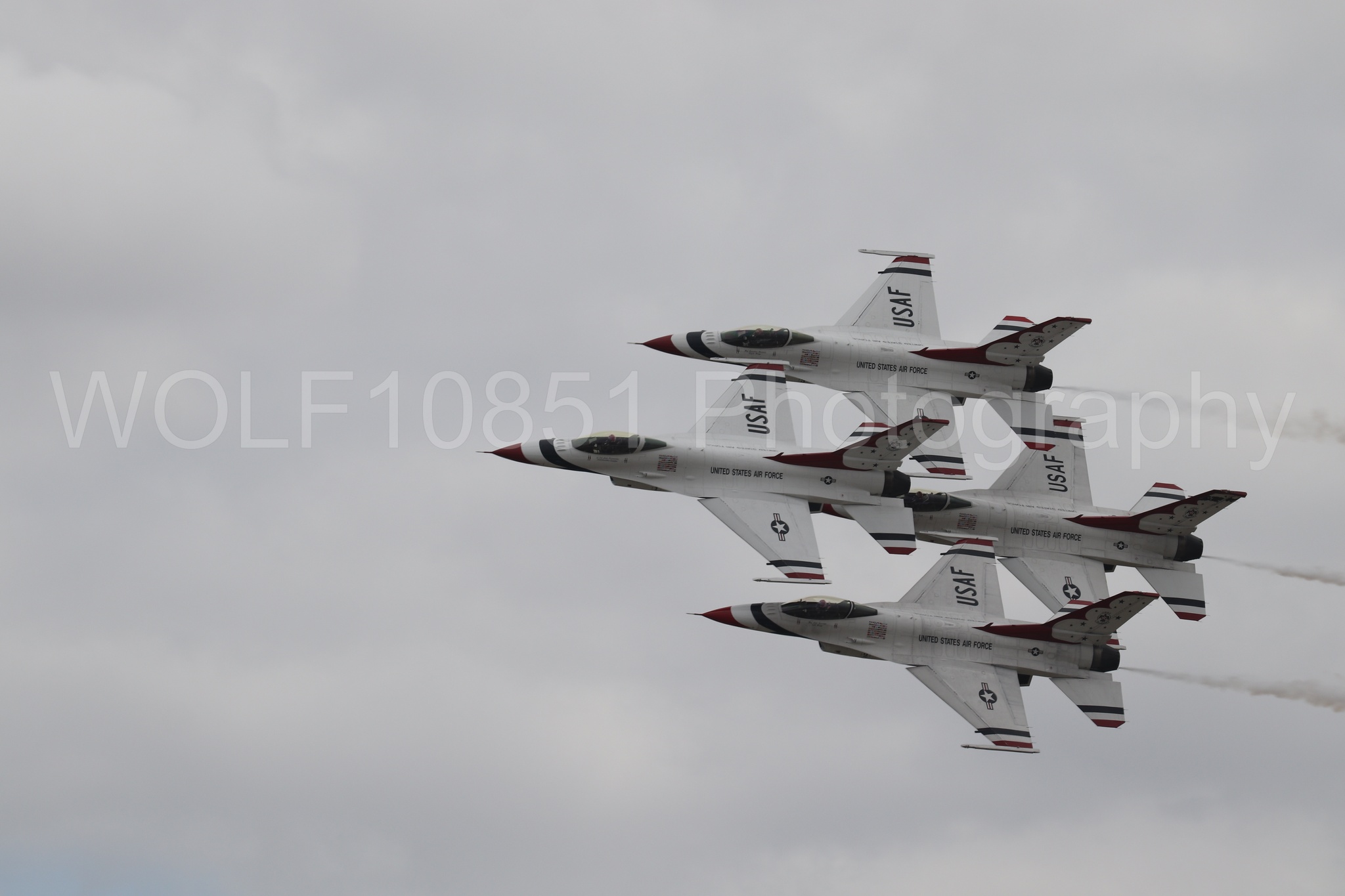 F-16 Fighting Falcon | Red White and Blue | Thunderbirds | WOLF10851 Photography