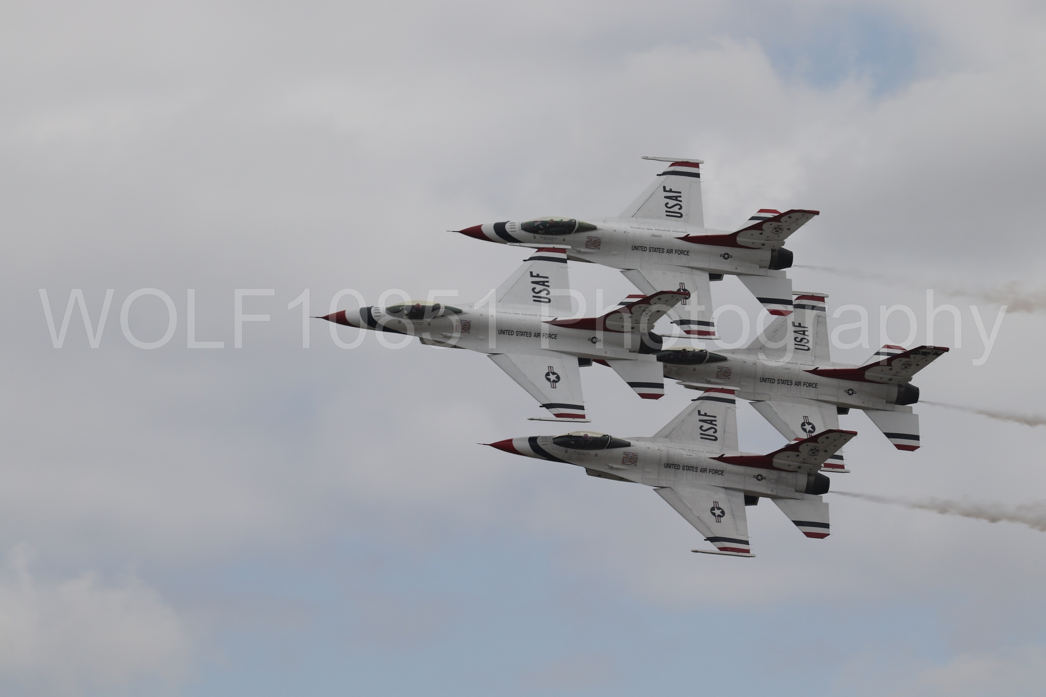 F-16 Fighting Falcon | Red White and Blue | Thunderbirds | WOLF10851 Photography