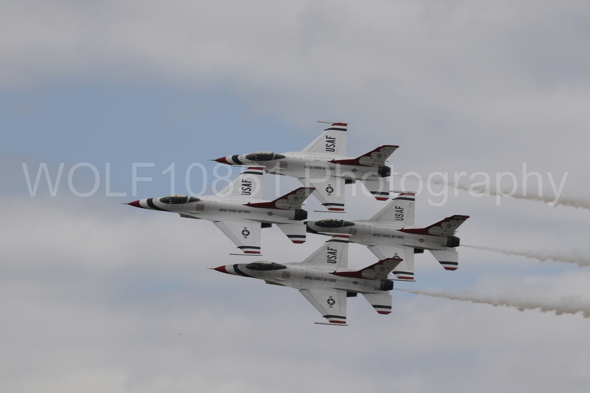 F-16 Fighting Falcon | Red White and Blue | Thunderbirds | WOLF10851 Photography
