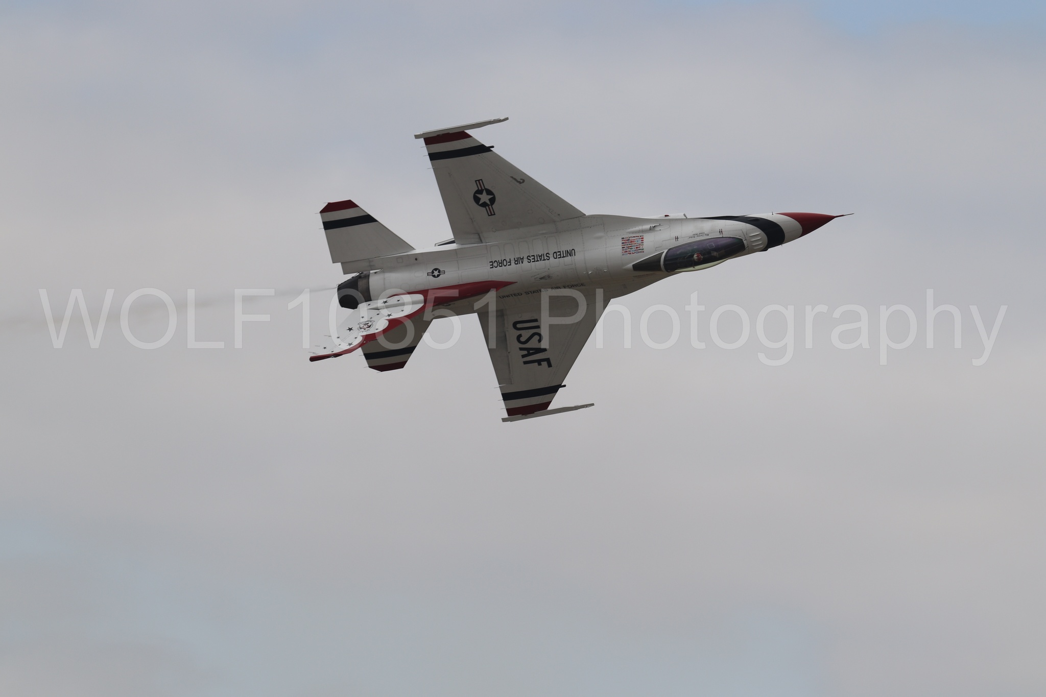 F-16 Fighting Falcon | Red White and Blue | Thunderbirds | WOLF10851 Photography