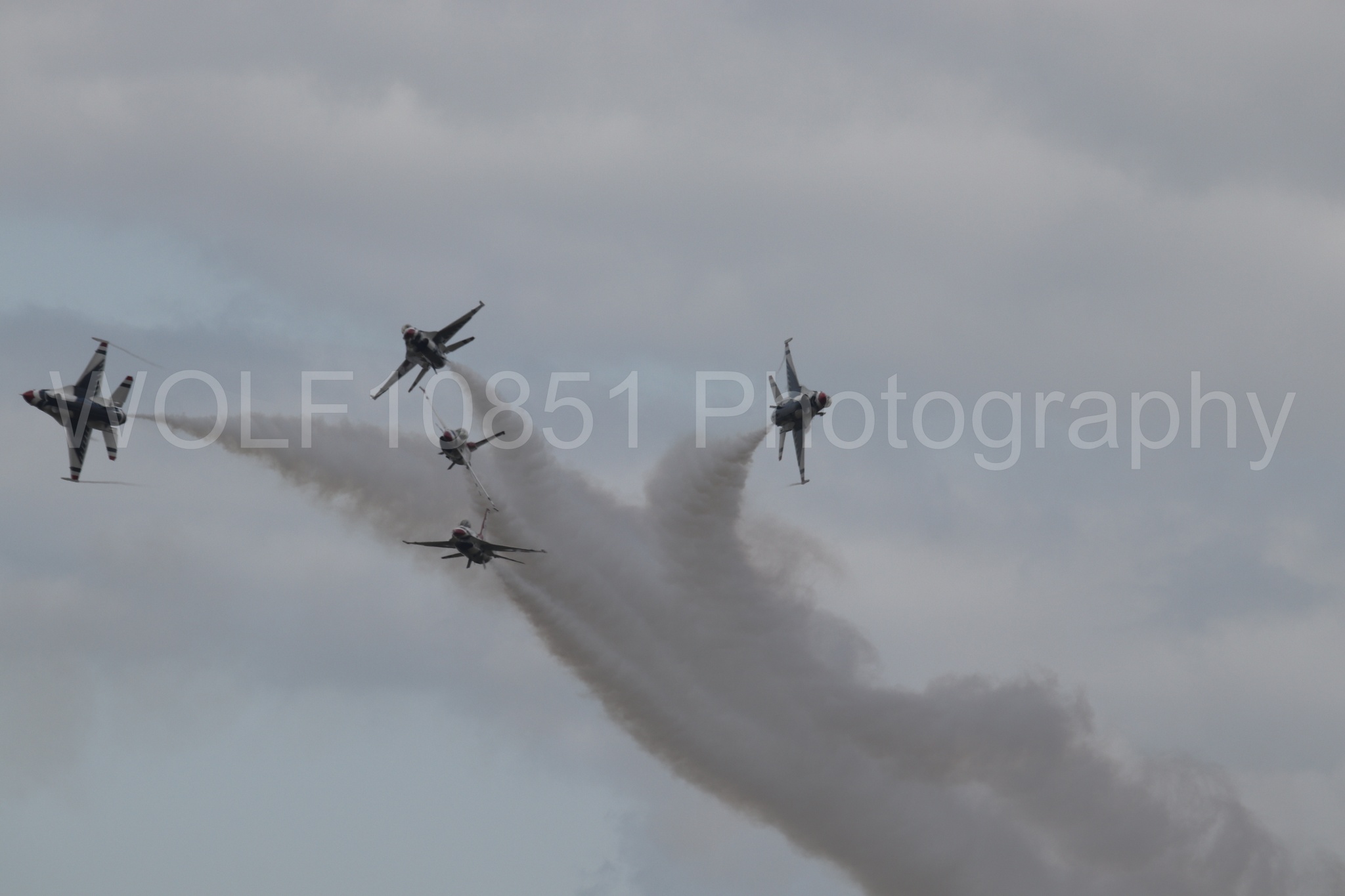 F-16 Fighting Falcon | Red White and Blue | Thunderbirds | WOLF10851 Photography