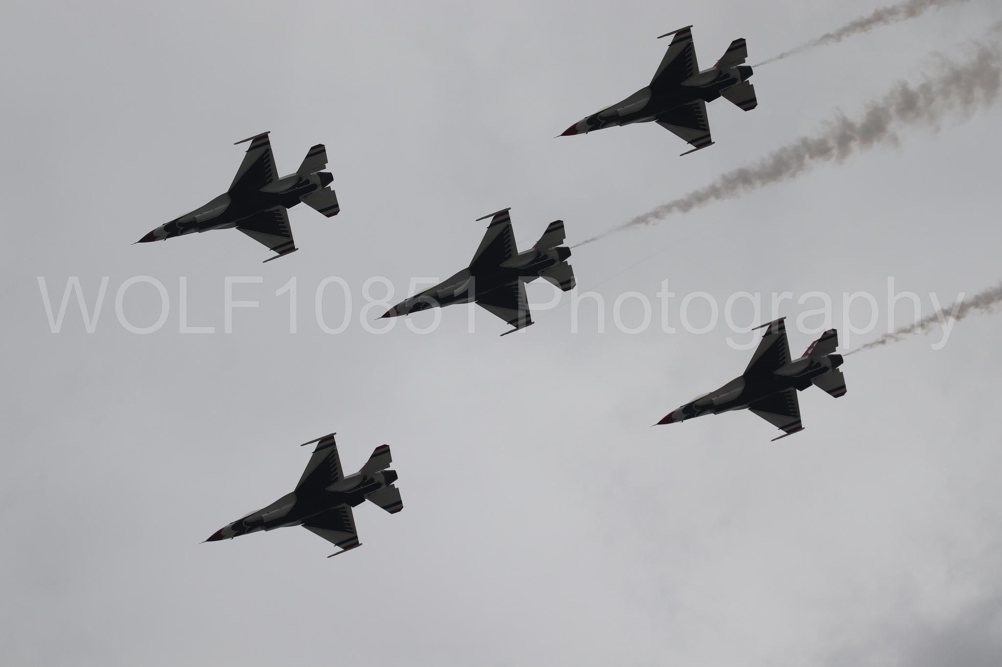 F-16 Fighting Falcon | Red White and Blue | Thunderbirds | WOLF10851 Photography