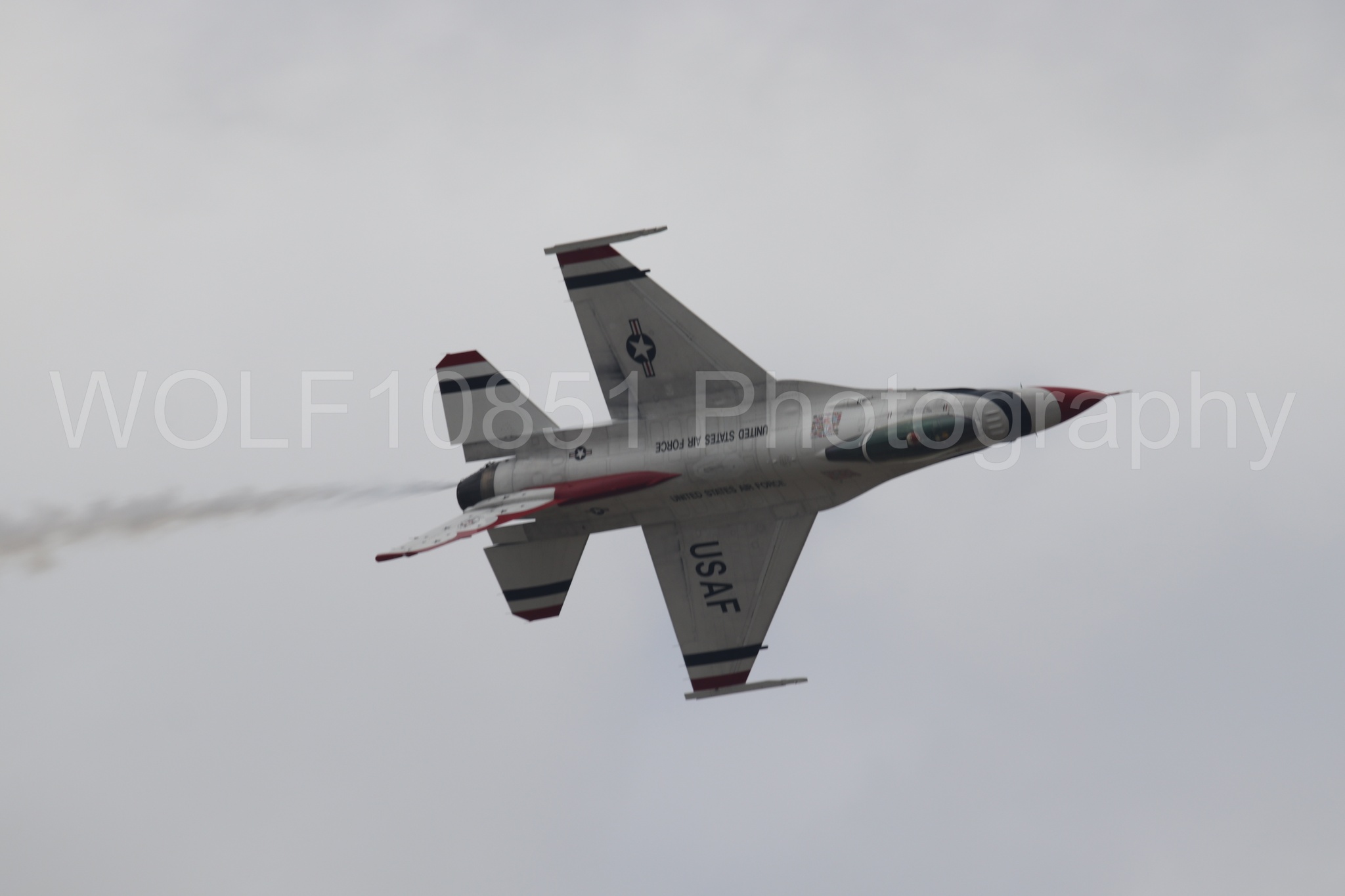 F-16 Fighting Falcon | Red White and Blue | Thunderbirds | WOLF10851 Photography