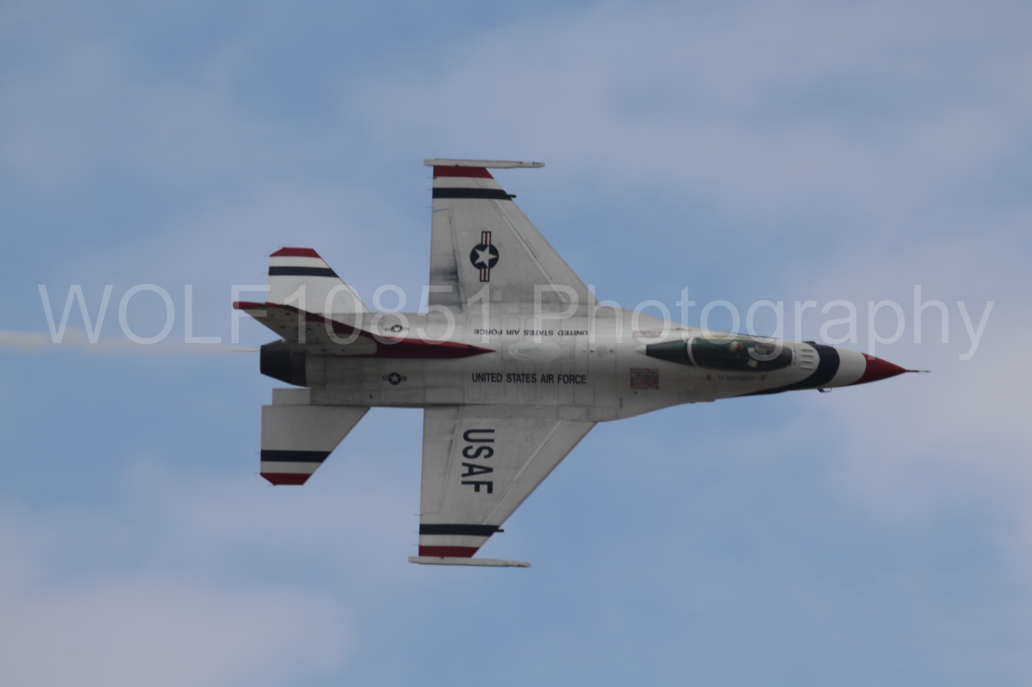 F-16 Fighting Falcon | Red White and Blue | Thunderbirds | WOLF10851 Photography