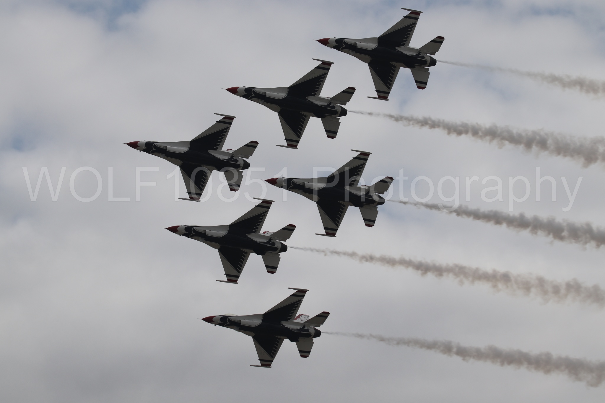 F-16 Fighting Falcon | Red White and Blue | Thunderbirds | WOLF10851 Photography