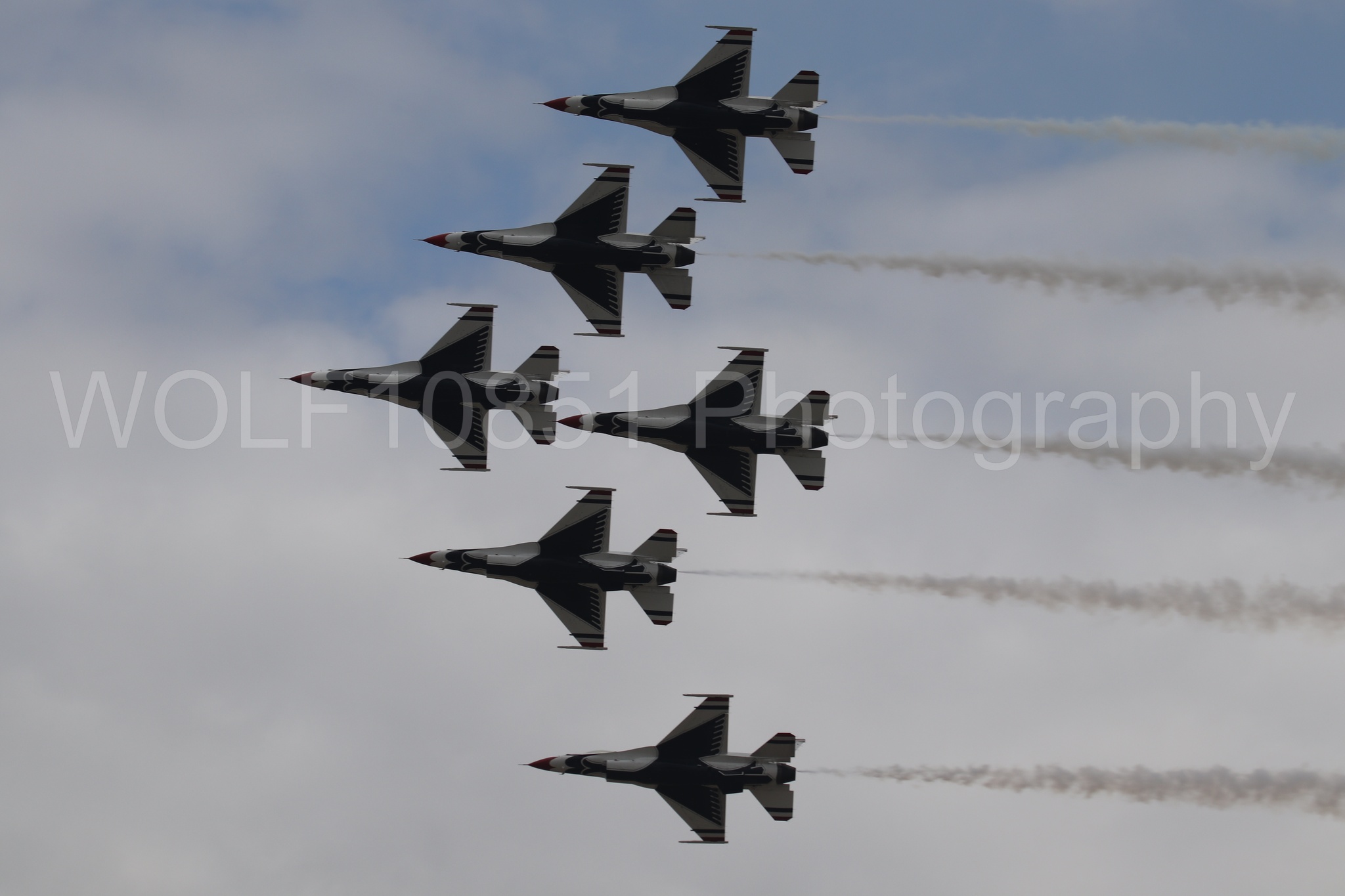F-16 Fighting Falcon | Red White and Blue | Thunderbirds | WOLF10851 Photography