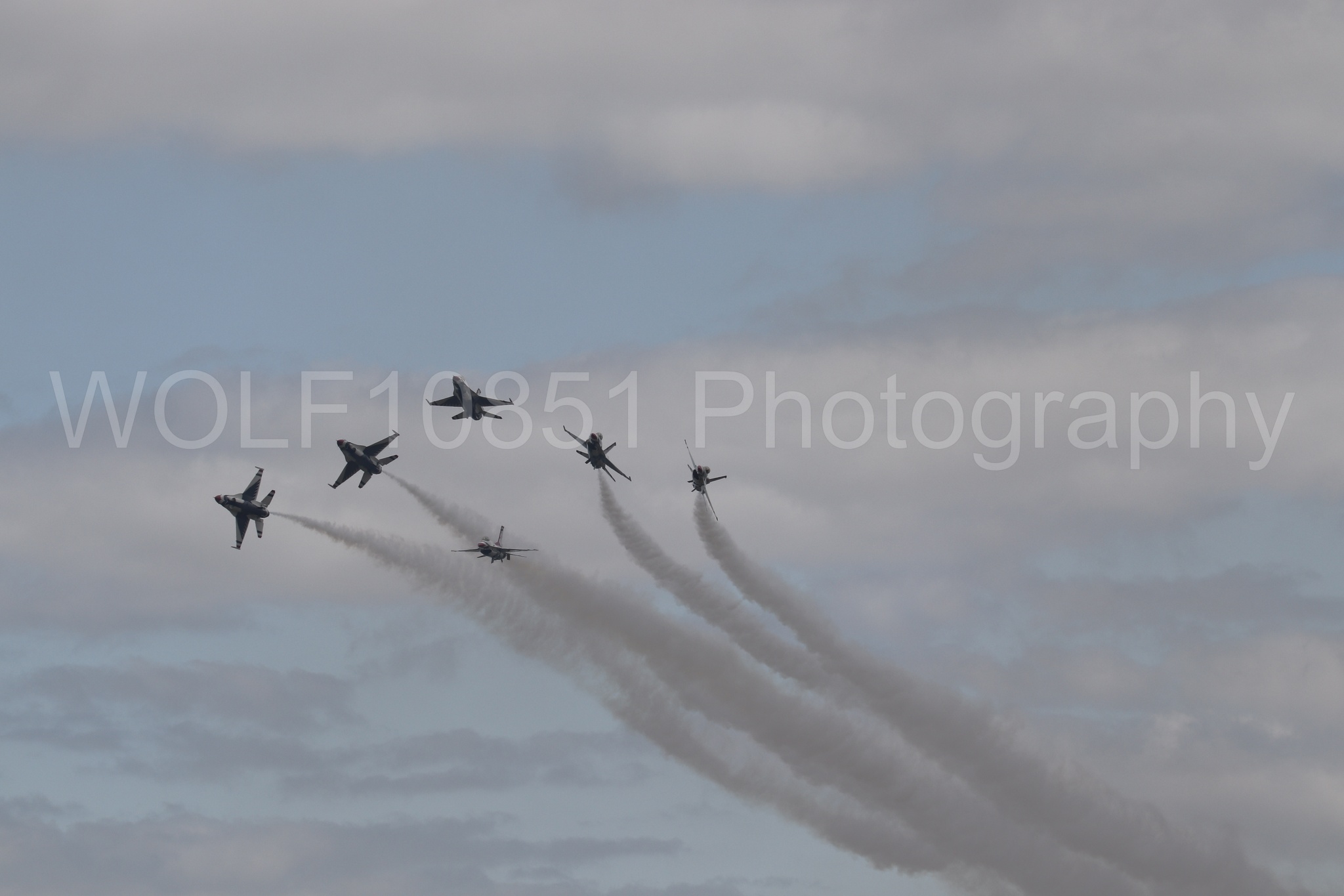 F-16 Fighting Falcon | Red White and Blue | Thunderbirds | WOLF10851 Photography
