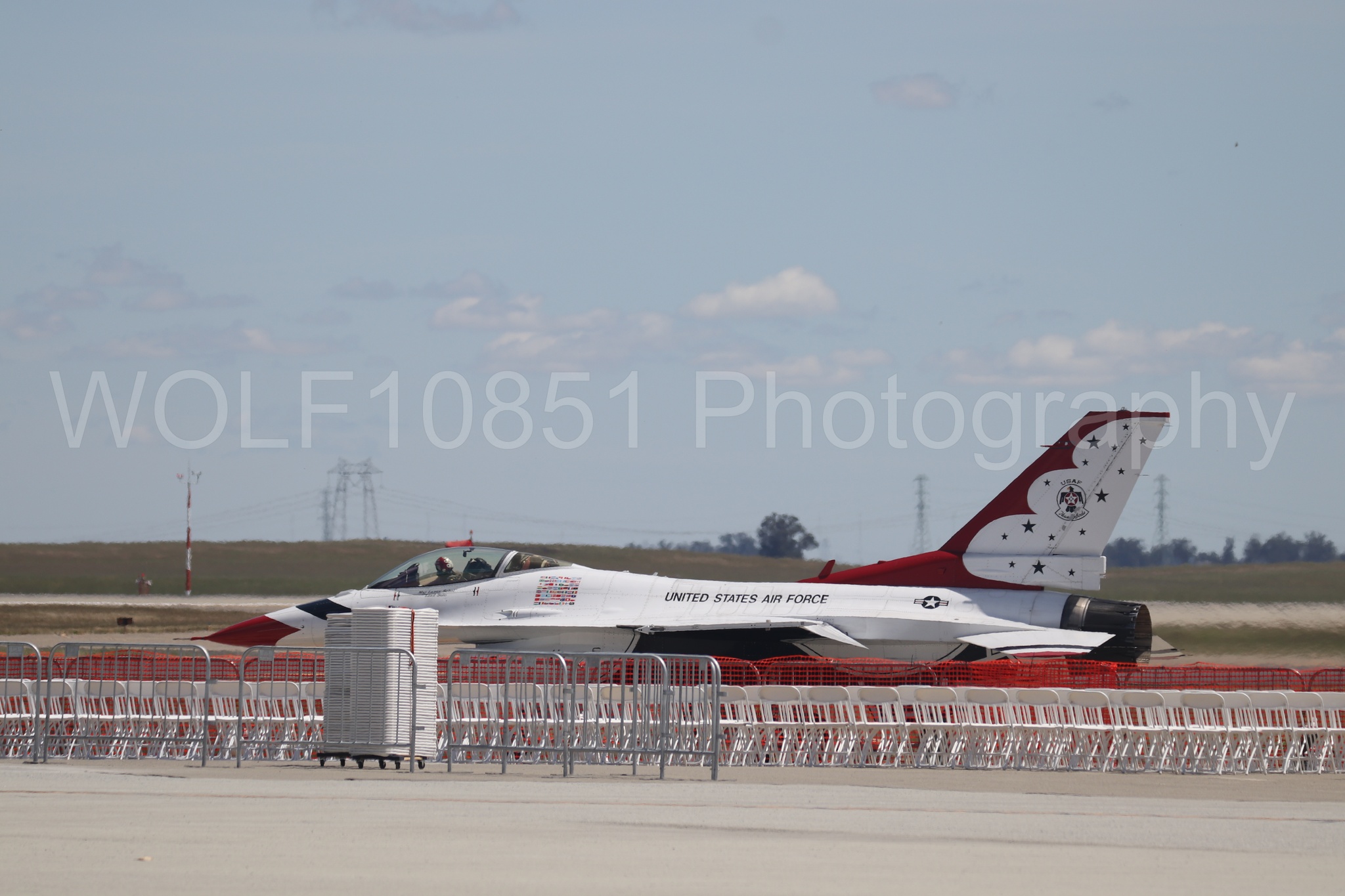 F-16 Fighting Falcon | Red White and Blue | Thunderbirds | WOLF10851 Photography