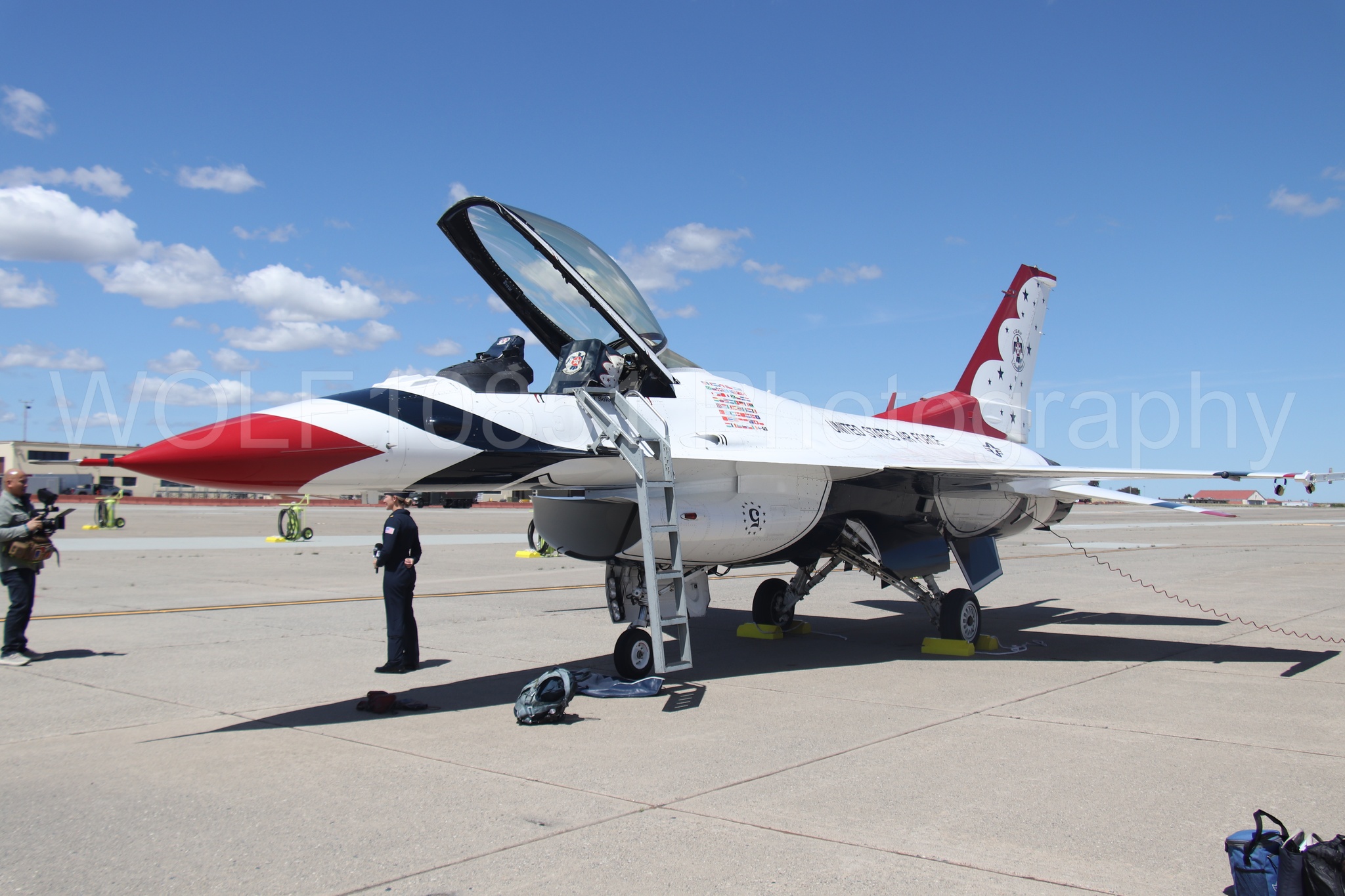 F-16 Fighting Falcon | Red White and Blue | Thunderbirds | WOLF10851 Photography