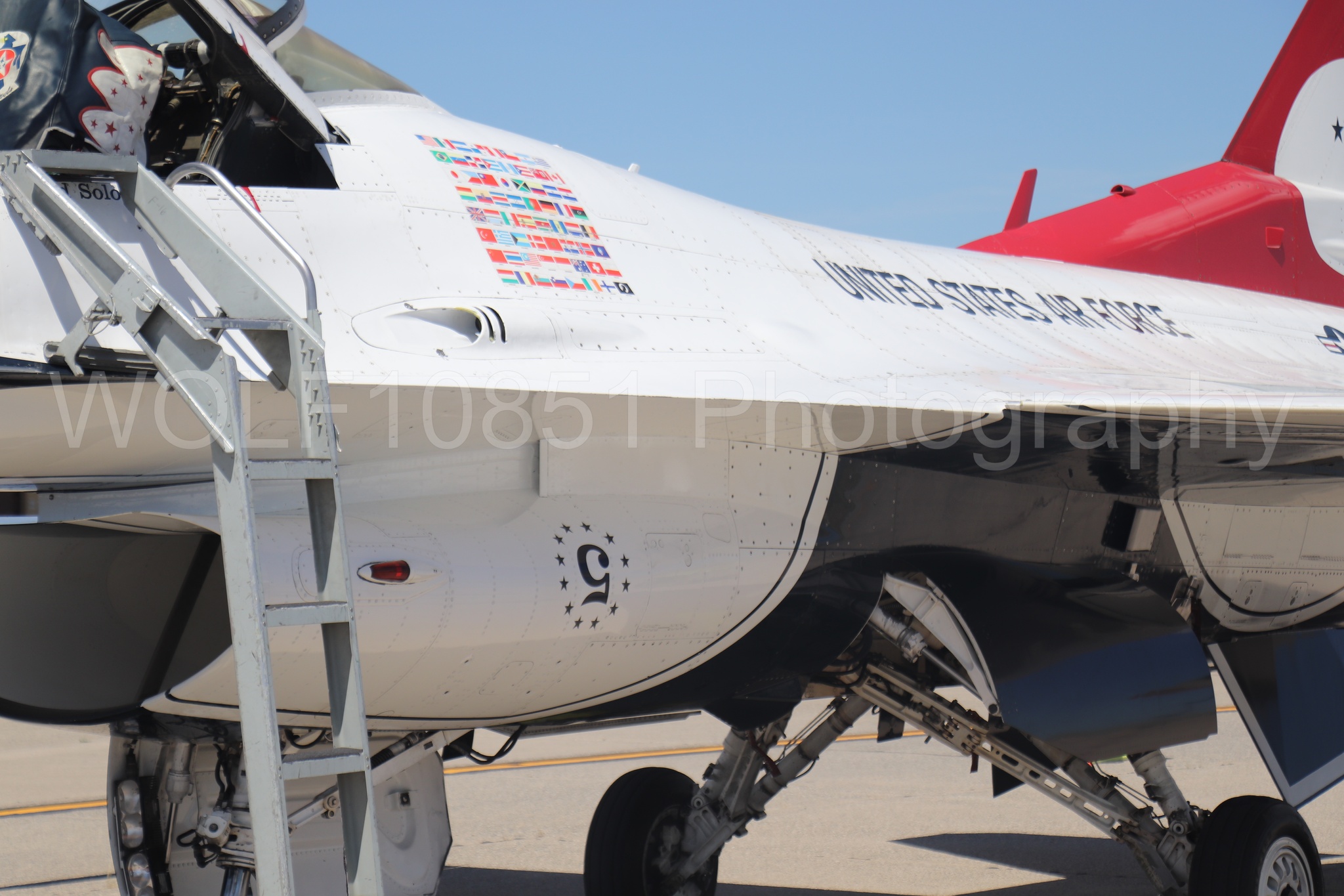 F-16 Fighting Falcon | Red White and Blue | Thunderbirds | WOLF10851 Photography