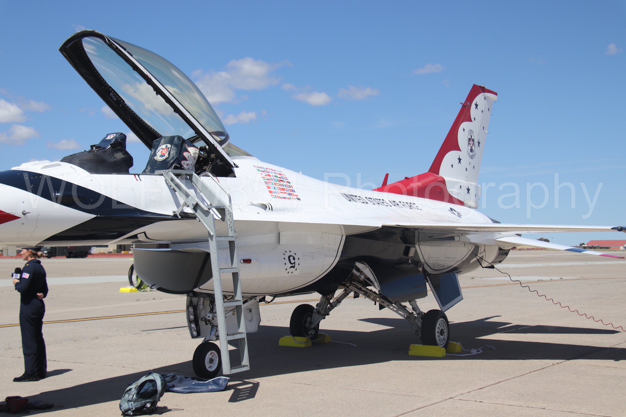 F-16 Fighting Falcon | Red White and Blue | Thunderbirds | WOLF10851 Photography