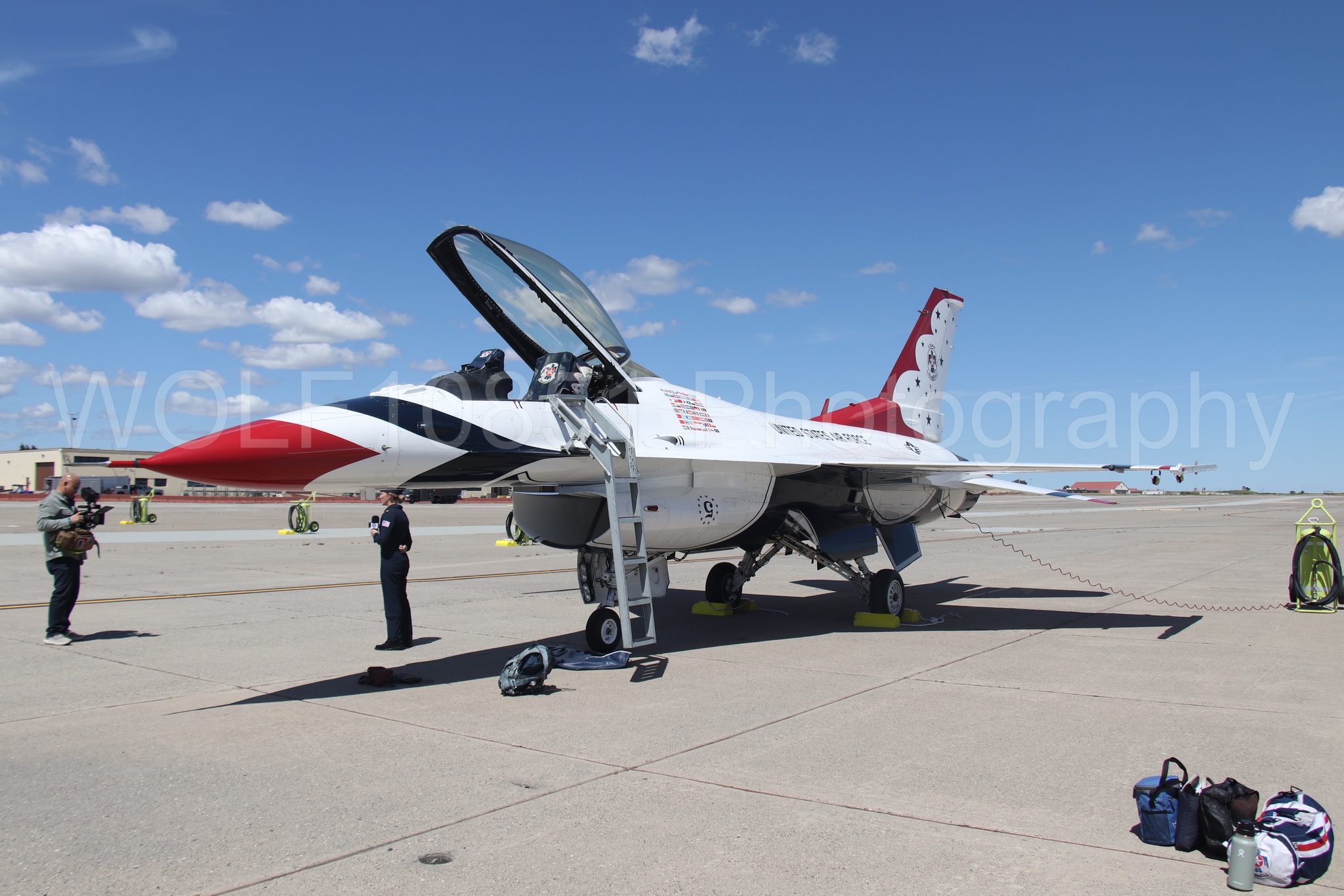 F-16 Fighting Falcon | Red White and Blue | Thunderbirds | WOLF10851 Photography