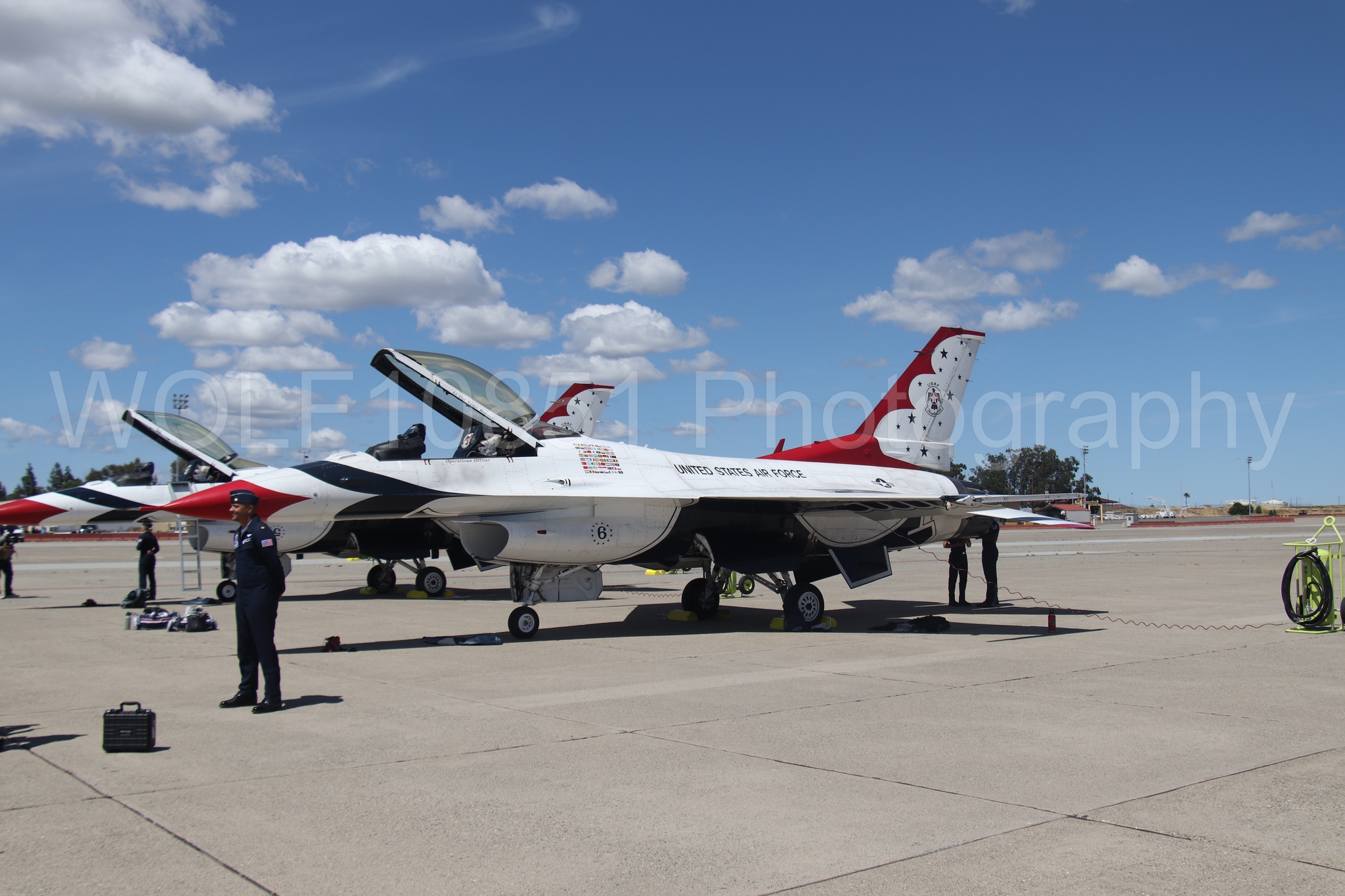 F-16 Fighting Falcon | Red White and Blue | Thunderbirds | WOLF10851 Photography