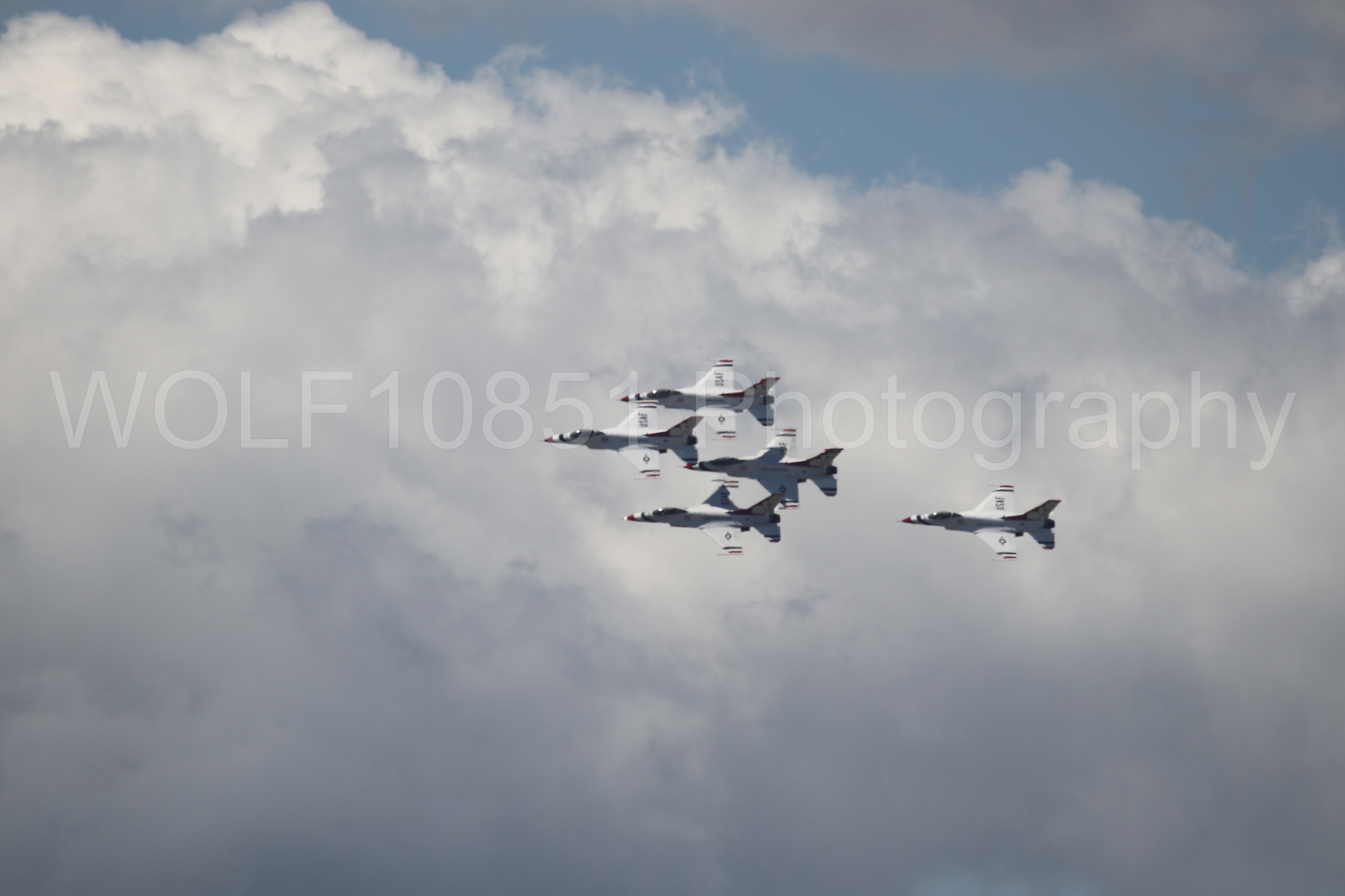 F-16 Fighting Falcon | Red White and Blue | Thunderbirds | WOLF10851 Photography
